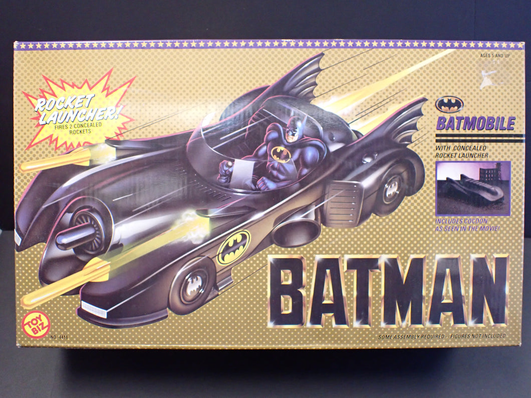 Toy Biz Batmobile with Rocket Launcher - Missing one missile