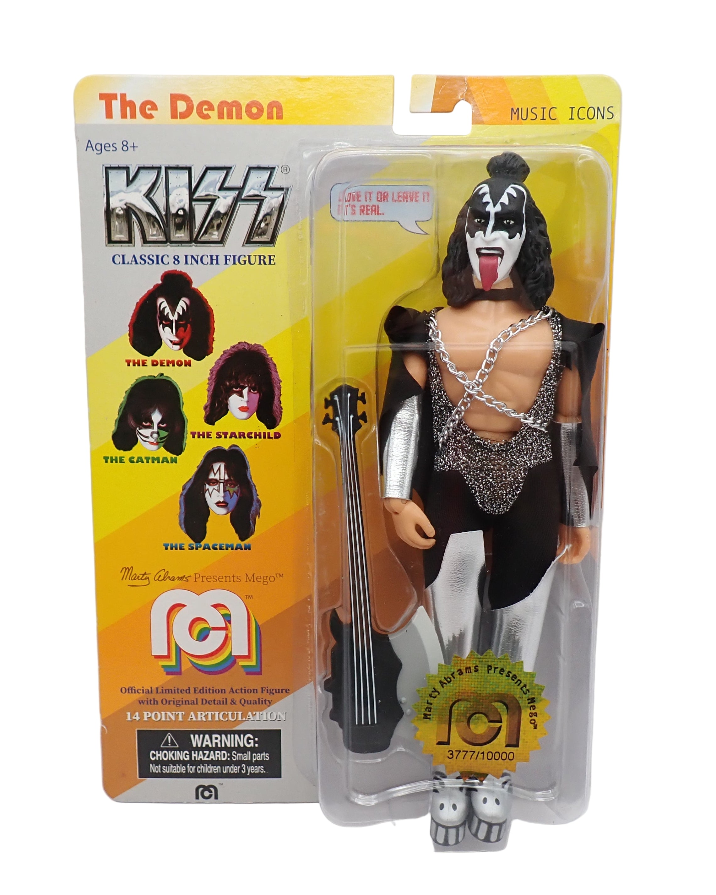 The Demon Gene Simmons - KISS Mego Classic 8" Figure