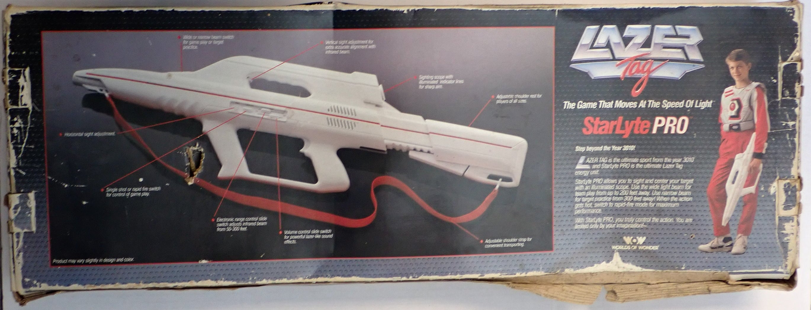 Lazer Tag Starlyte Pro Rifle - Worlds Of Wonder [Pre-Owned]