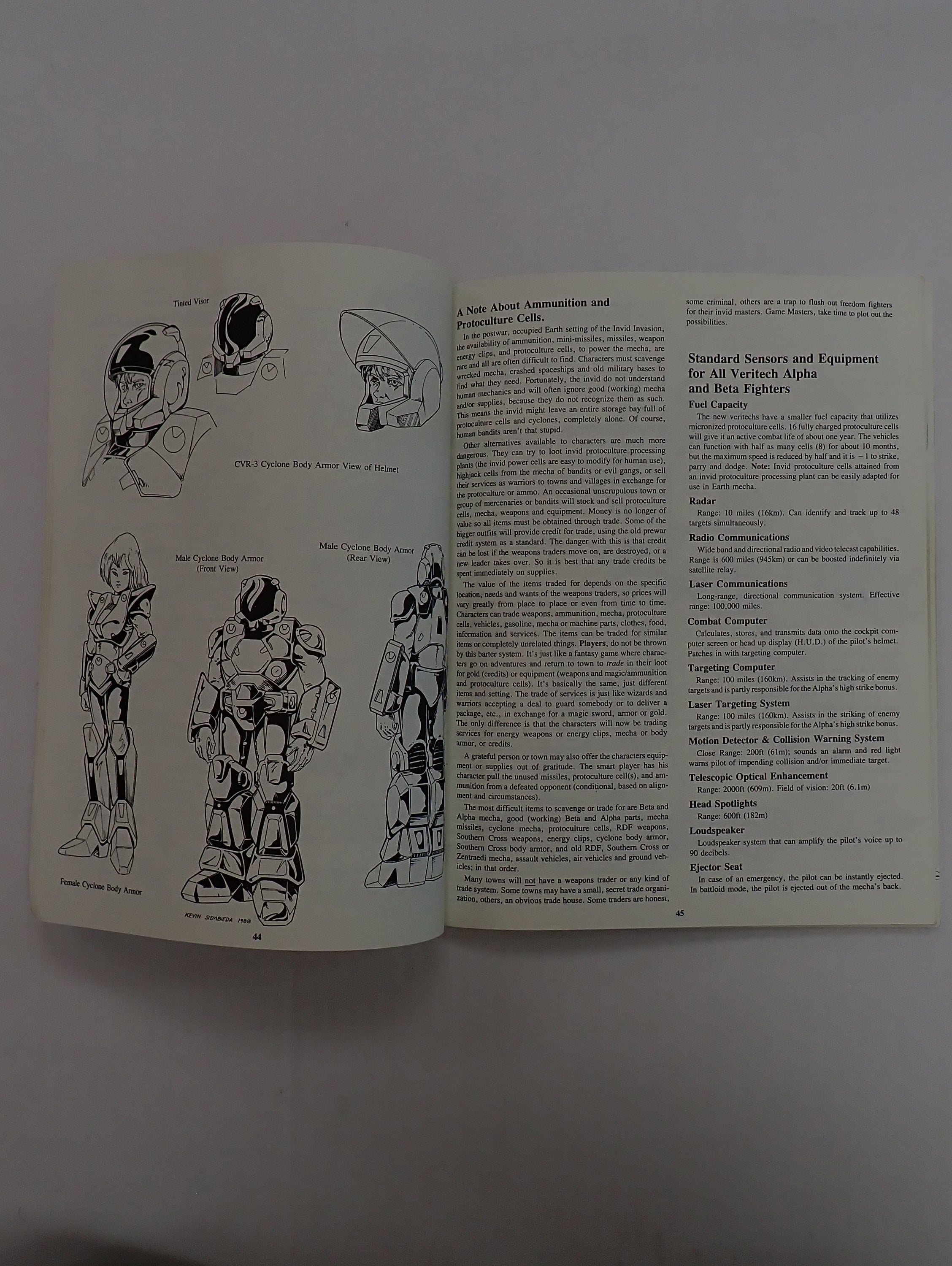 Robotech II the Sentinels RPG and Ref Field Guide and Invid Invasion - Palladium [Pre-Owned]