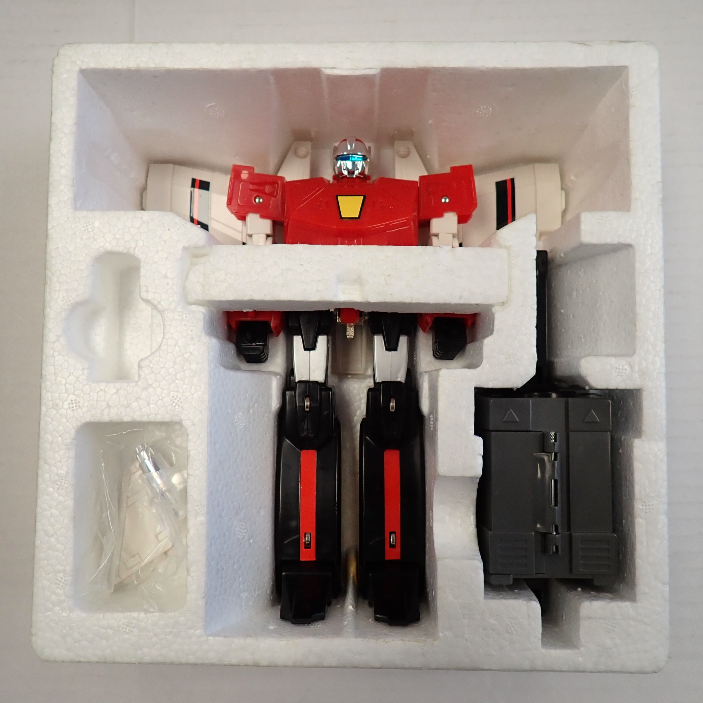 Vintage Bandai BH-02 Mach Blaster Machine Robo Transformer 1987 (Missing two Inserts) [Pre-Owned]
