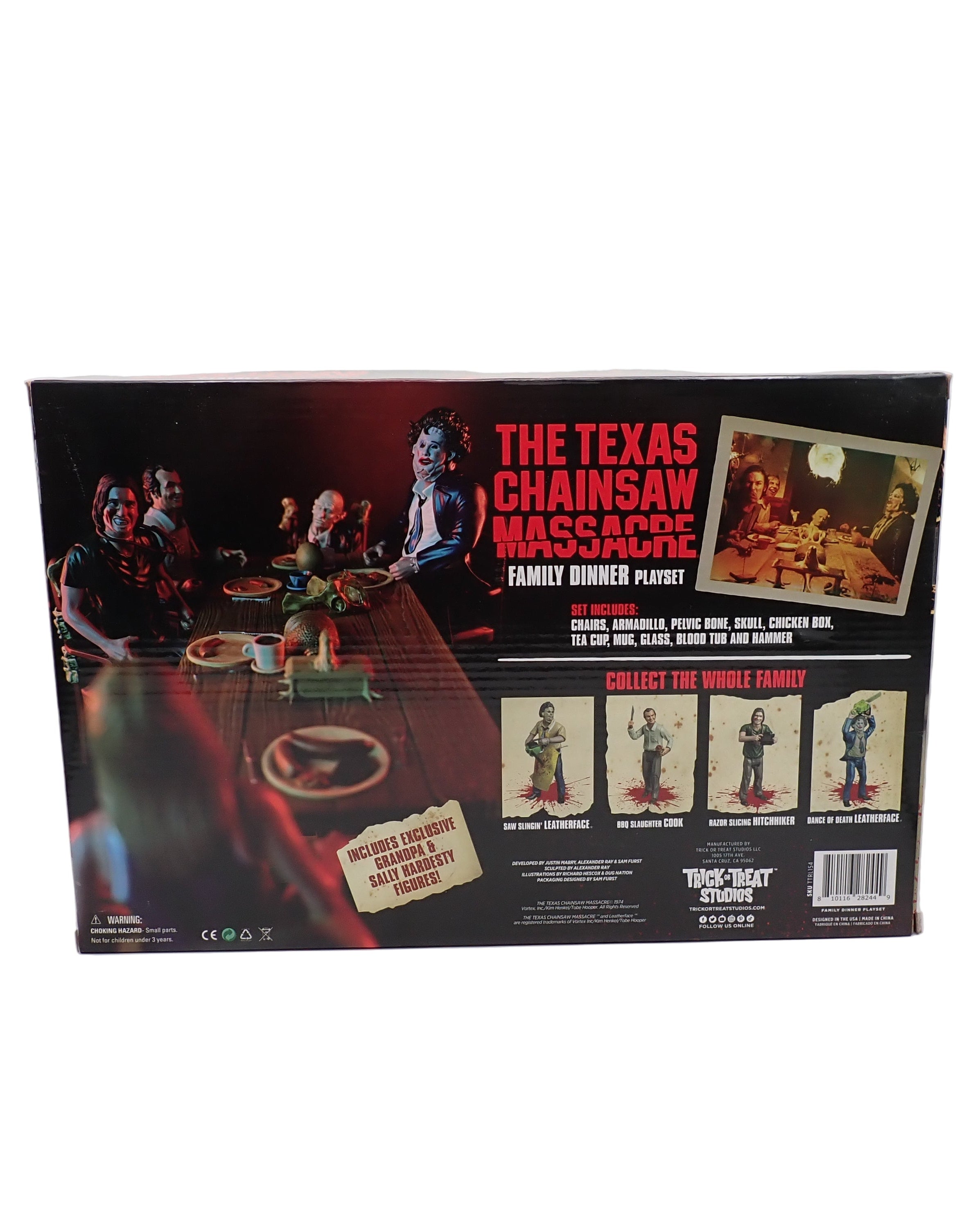 Texas Chainsaw Massacre Family Dinner Playset and 4 Figures