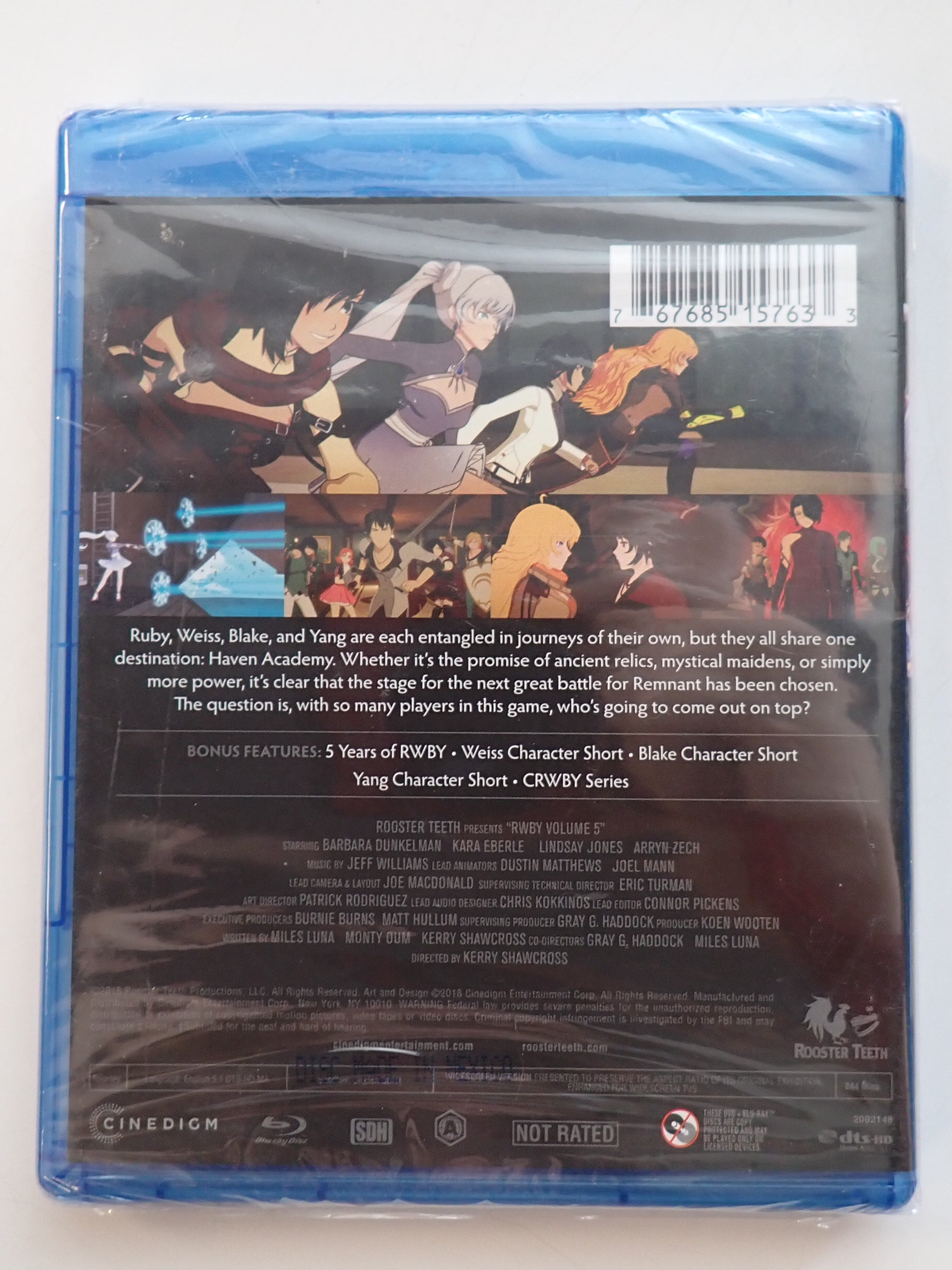 RWBY Volume  5 - Blu-Ray [Pre-Owned]