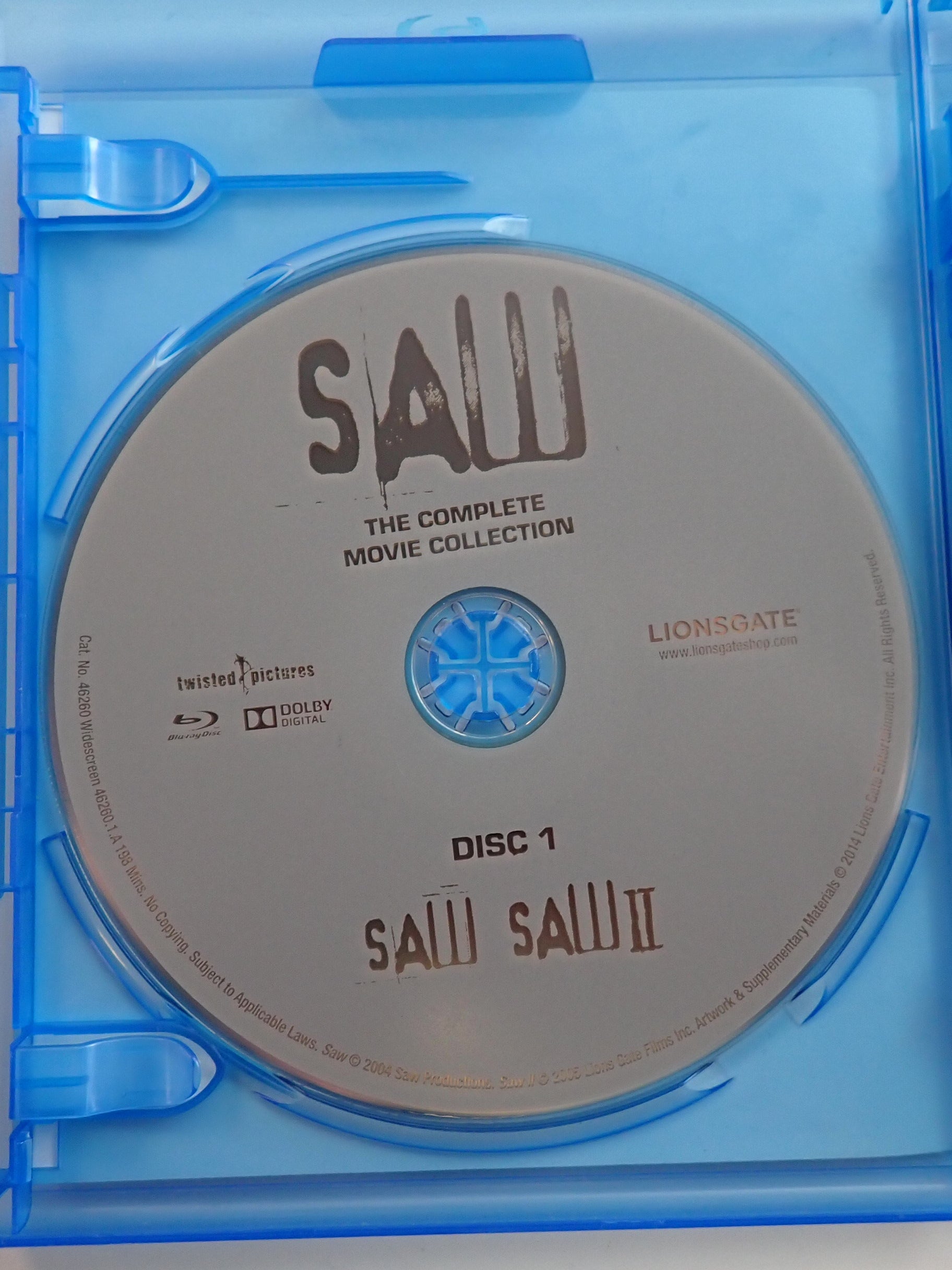Saw Complete Movie Collection - Blu-Ray [Pre-Owned]