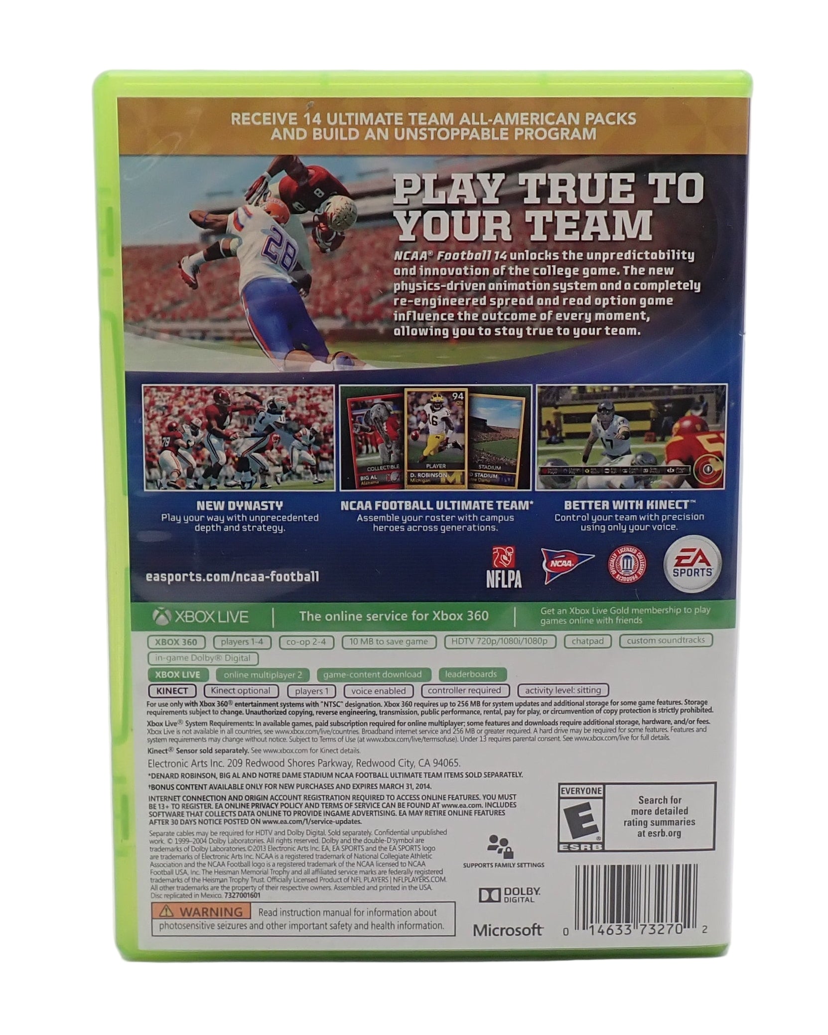 NCAA Football 14 - Xbox 360