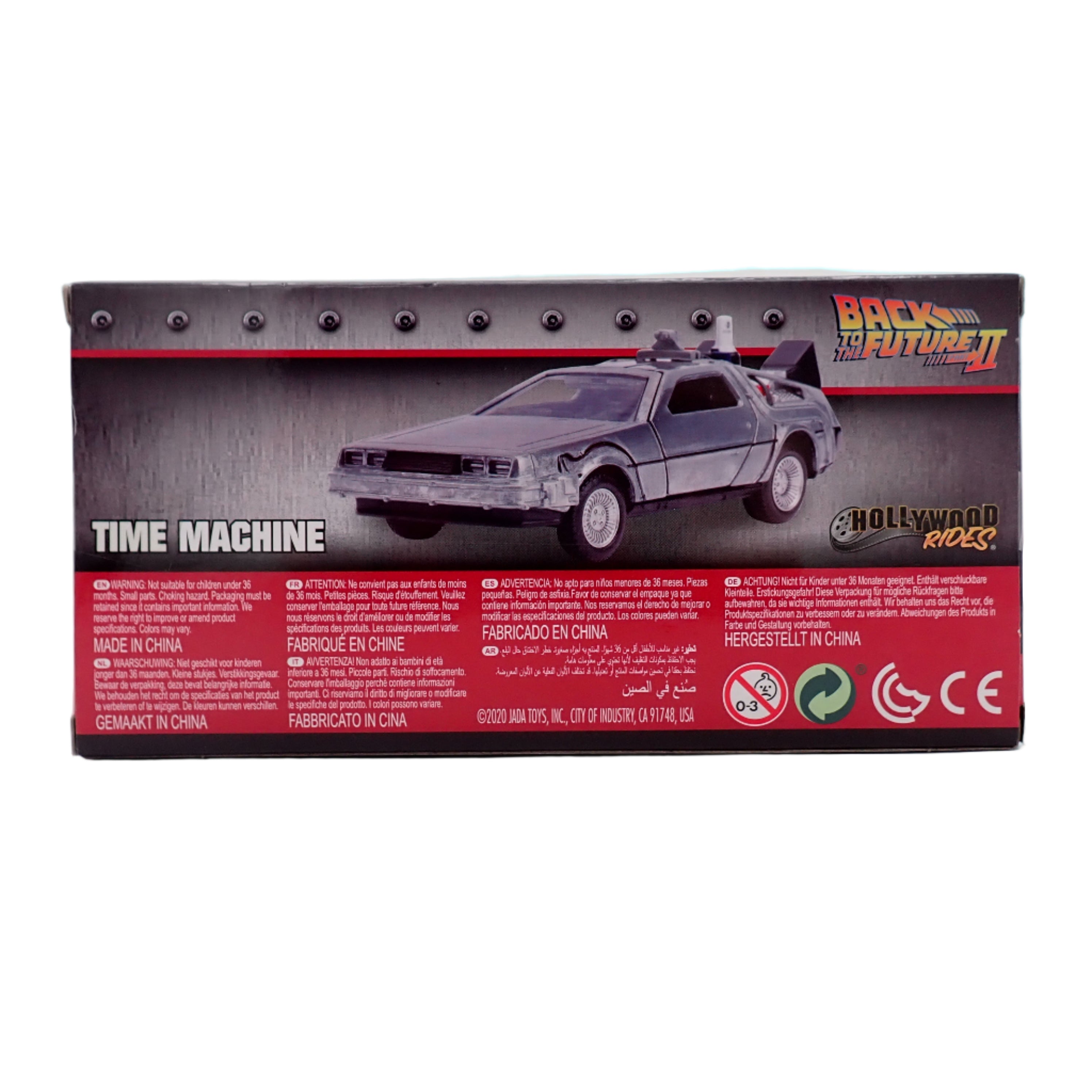 Time Machine - Back to the Future Part II Die-Cast Figure 1:32