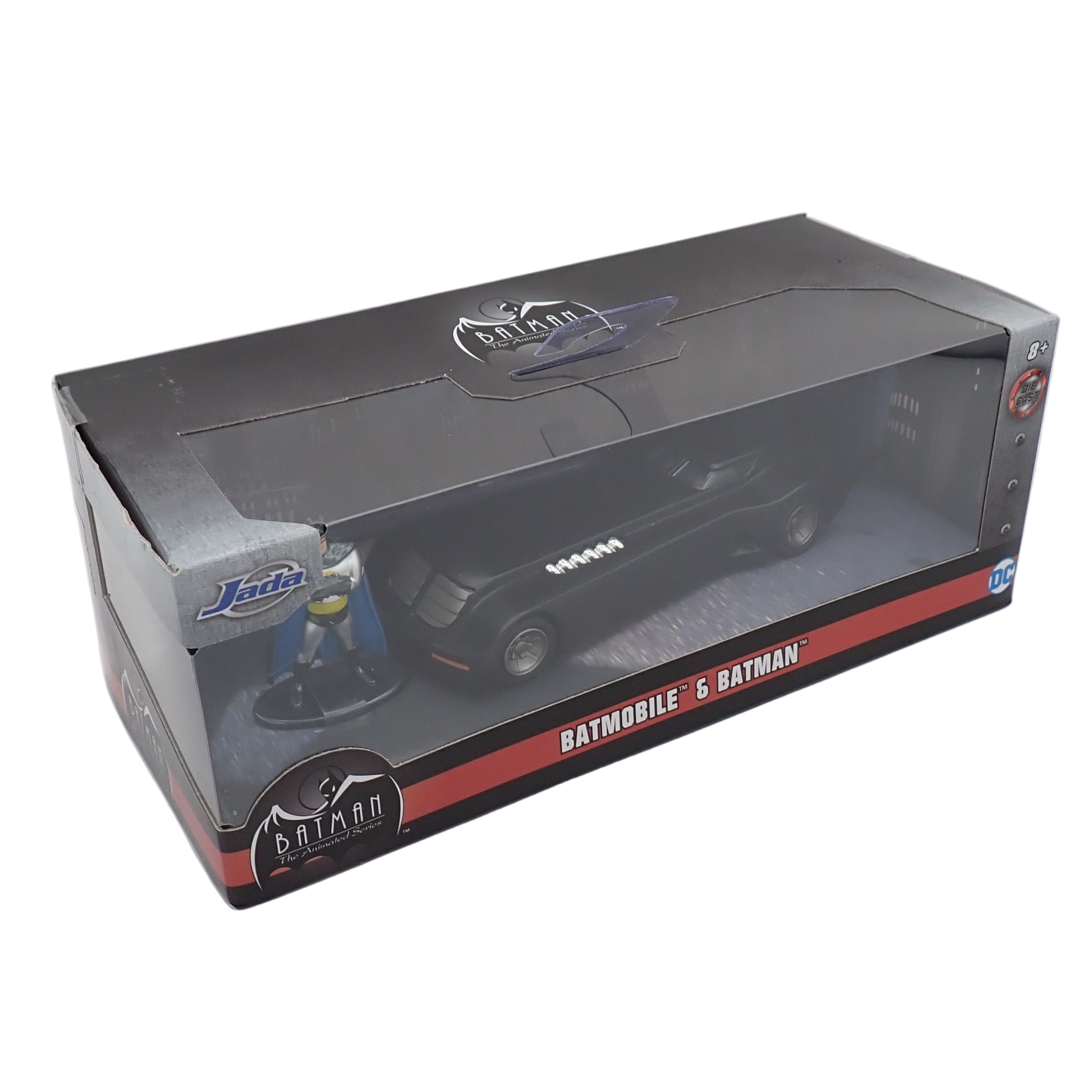 The Animated Series Batmobile & Batman - Jada Toys Hollywood Rides 1:32