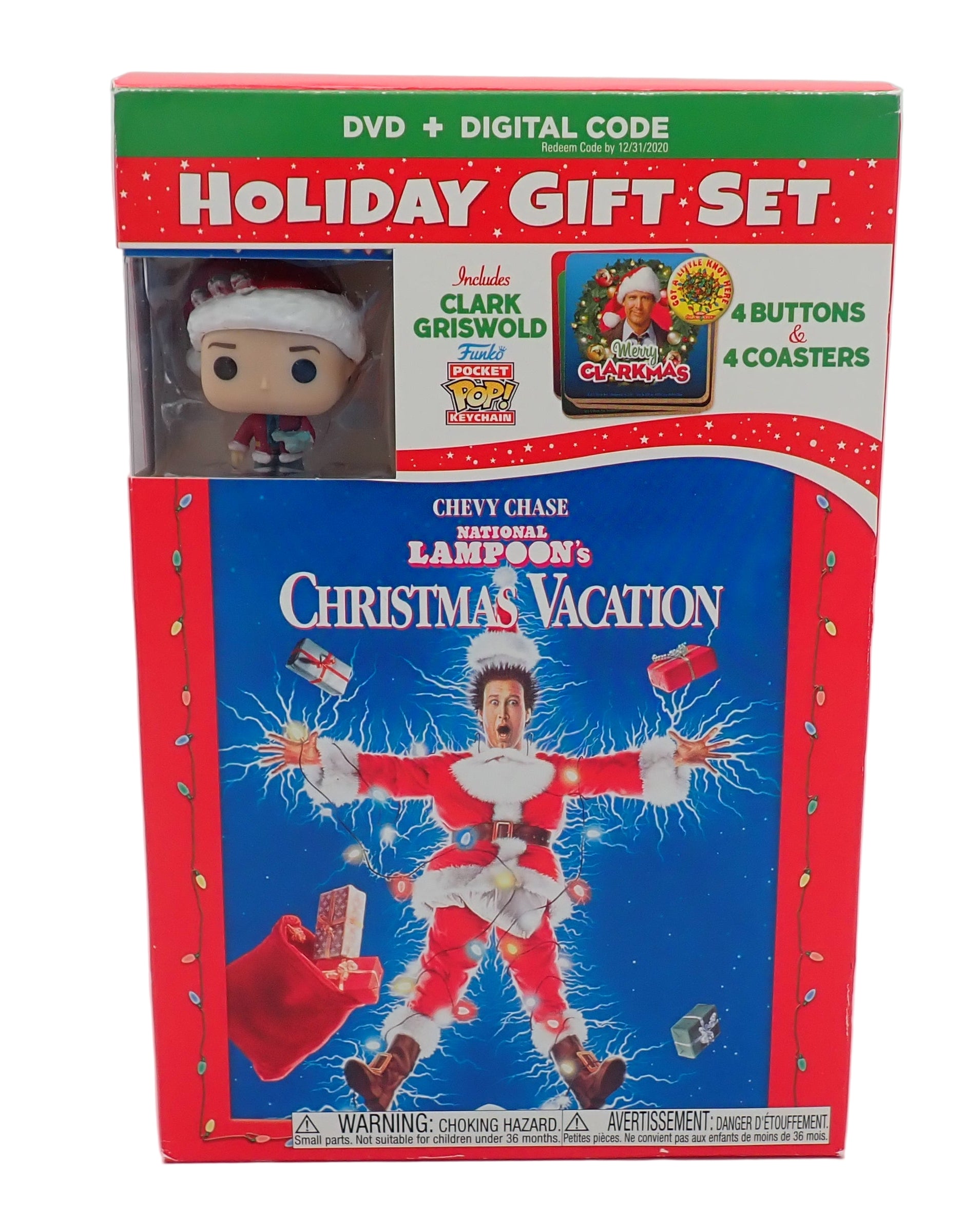 National Lampoon's Christmas Vacation & POP! Keychain - Holiday Gift Set DVD