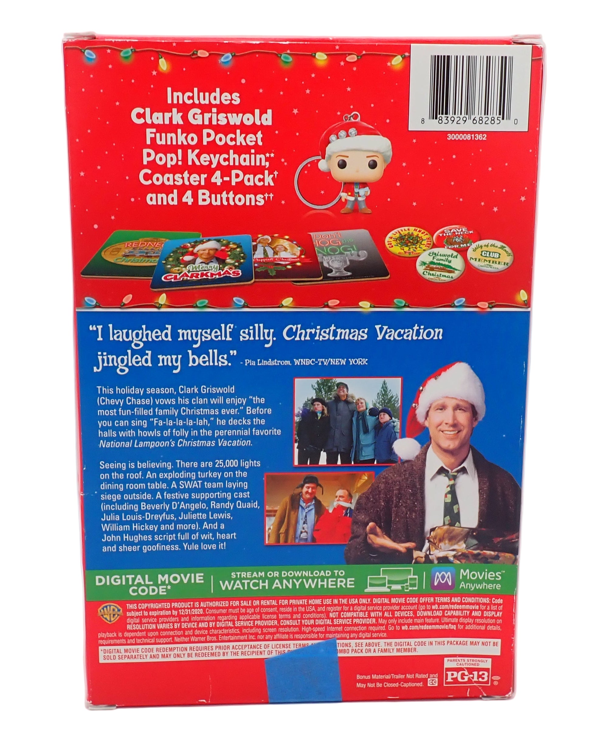 National Lampoon's Christmas Vacation & POP! Keychain - Holiday Gift Set DVD