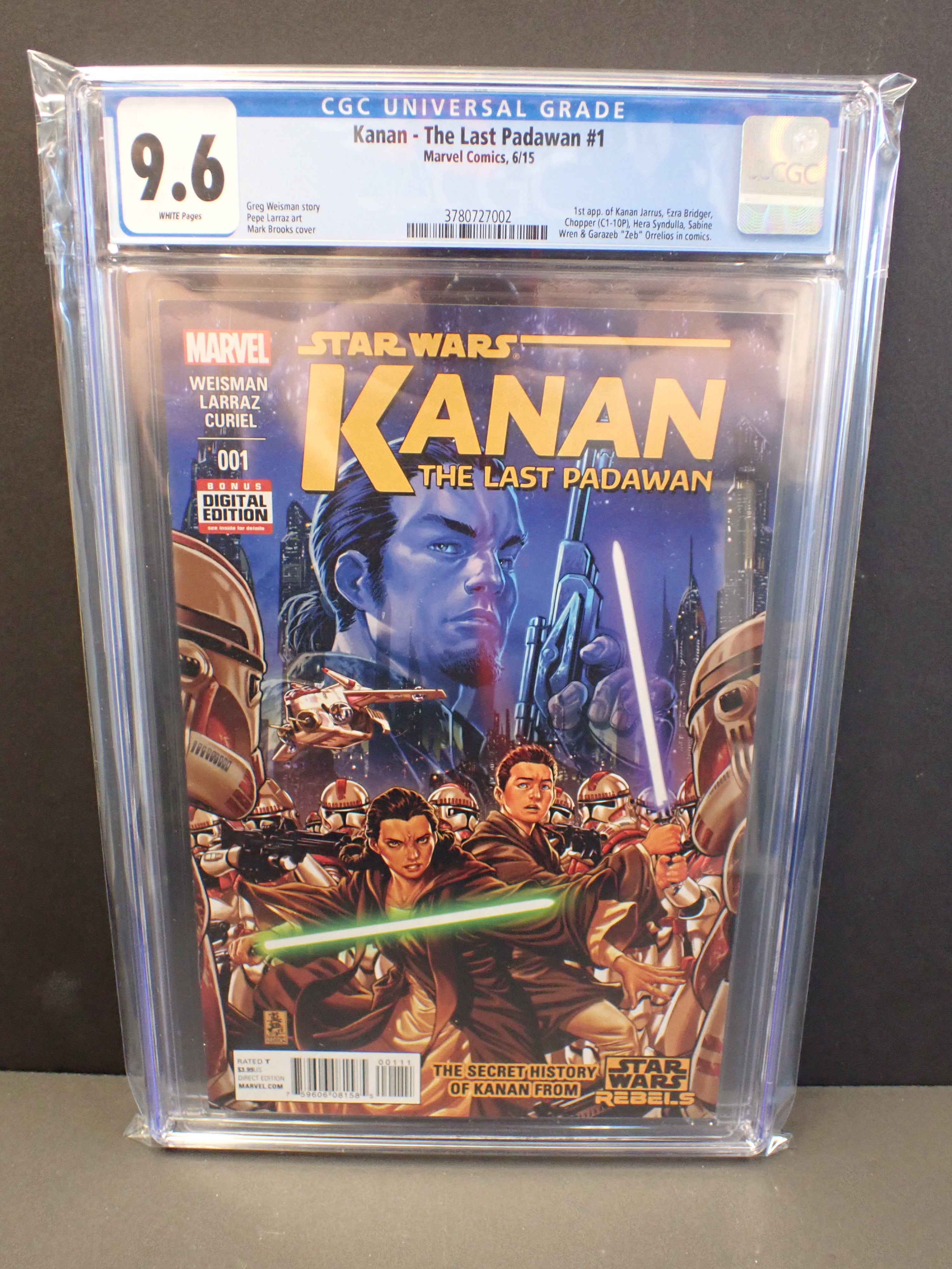 Kanan - The Last Padawan (2015) | CGC Graded 9.6