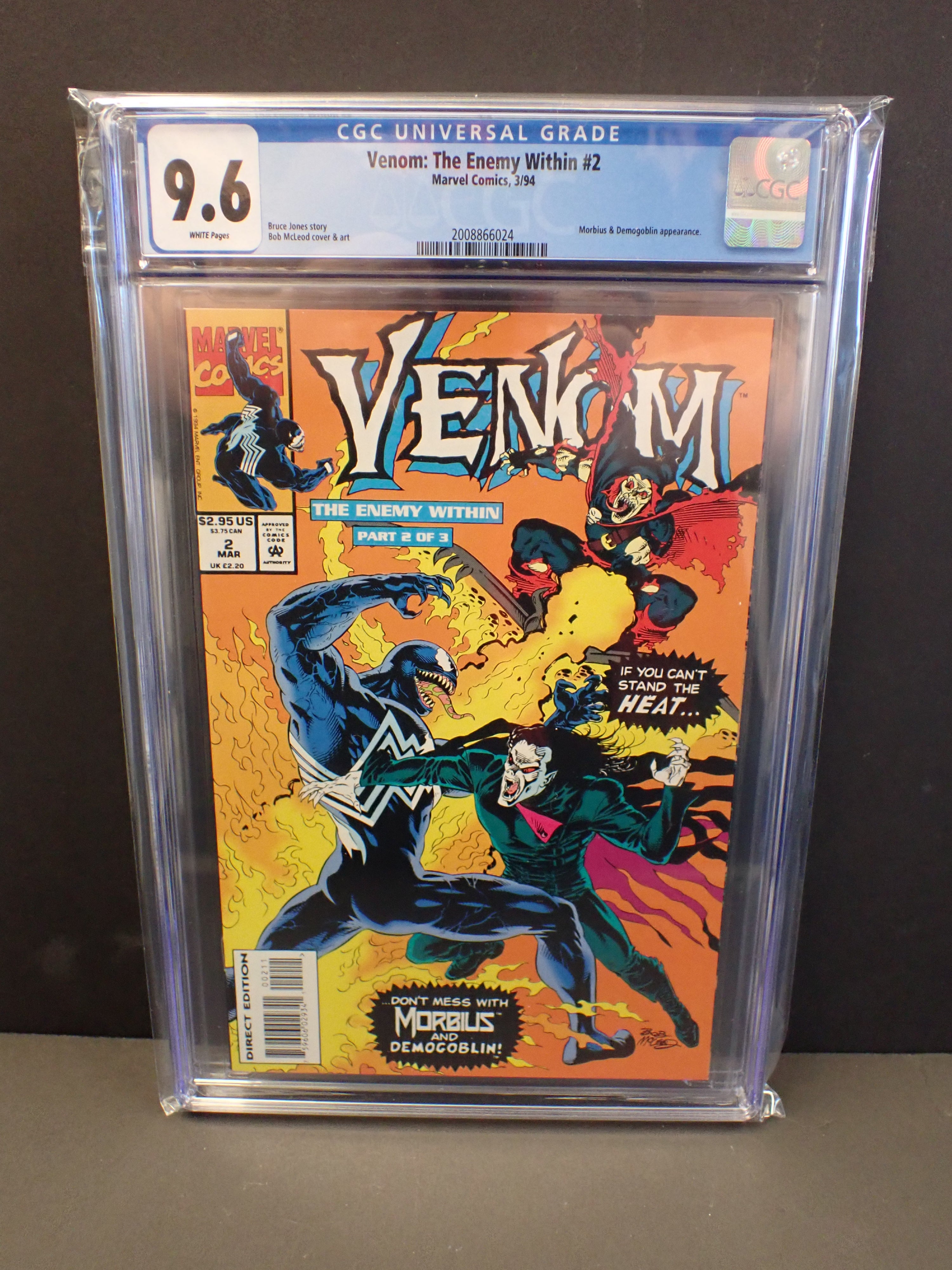 Venom: The Enemy Within #2 (1994) | CGC Graded 9.6