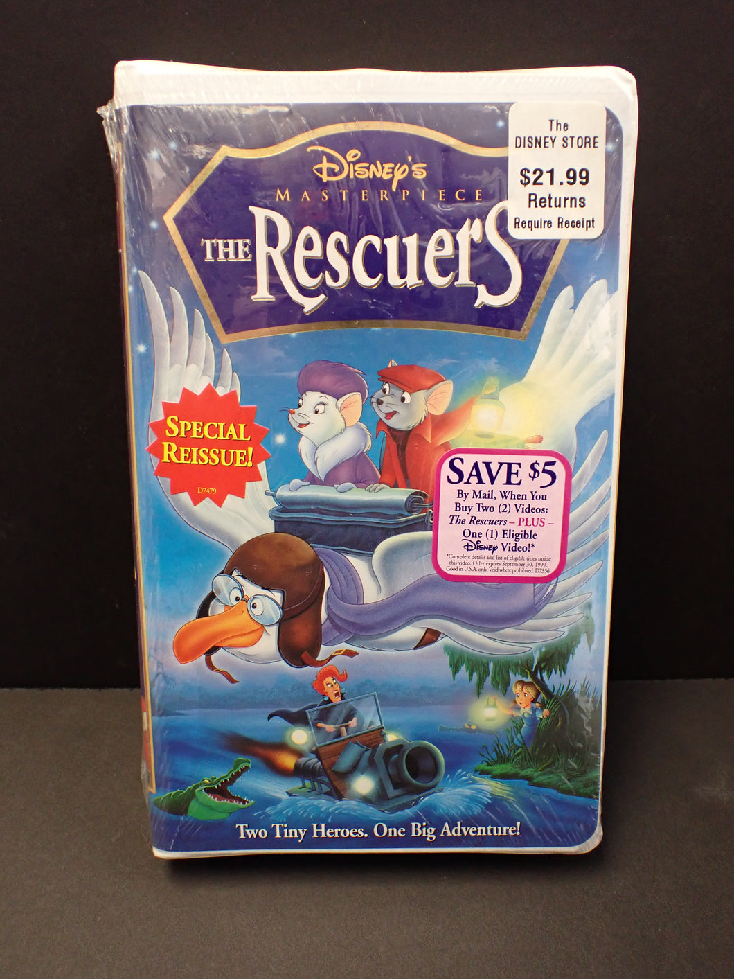 The Rescuers - VHS - Factory Sealed