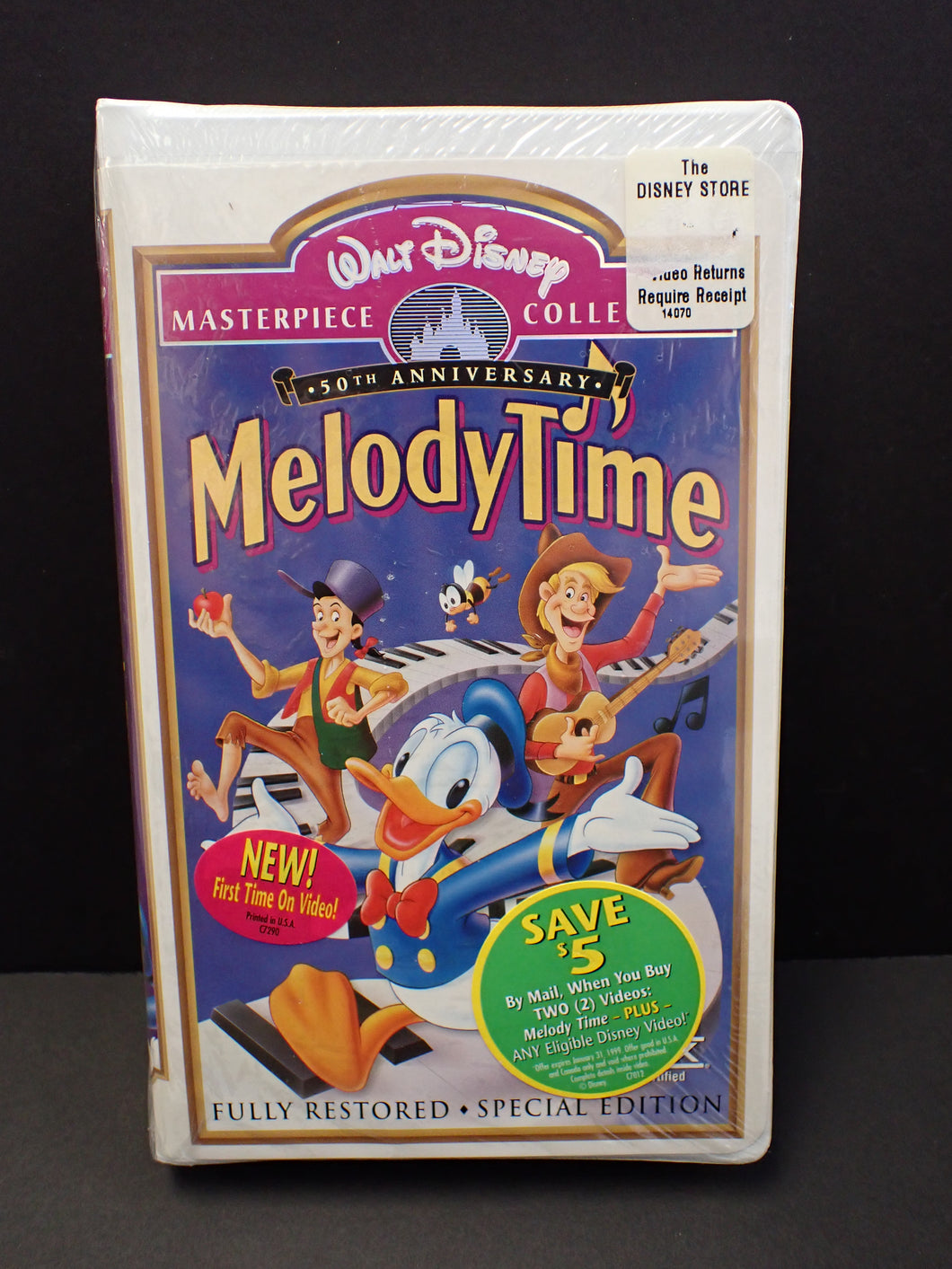 Melody Time - VHS - Factory Sealed