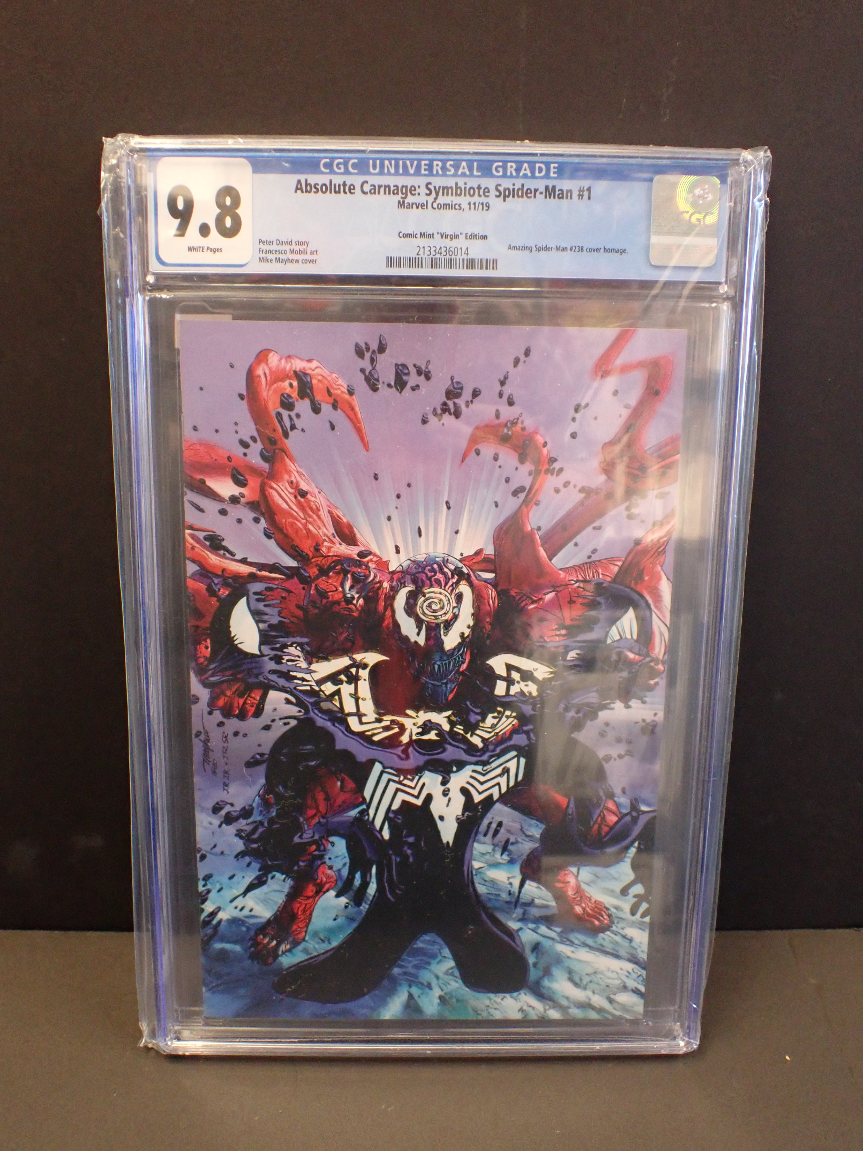 Absolute Carnage: Symbiote Spider-Man #1 Comic Mint Full Art Edition (2019) | CGC Graded 9.8