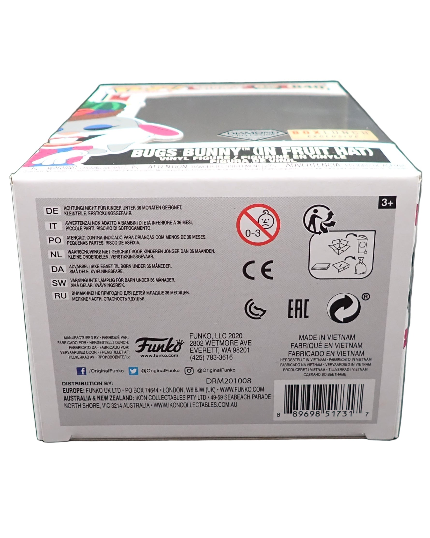 Bugs Bunny (In Fruit Hat) - POP! #840 [Diamond]