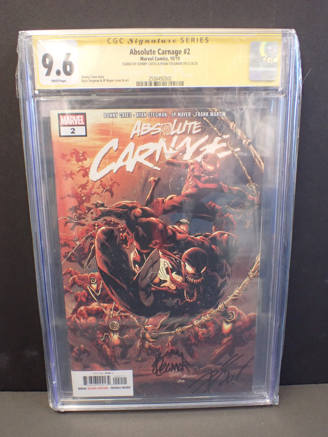 Absolute Carnage #2 (2019) | CGC Graded 9.6 *Double Signed*