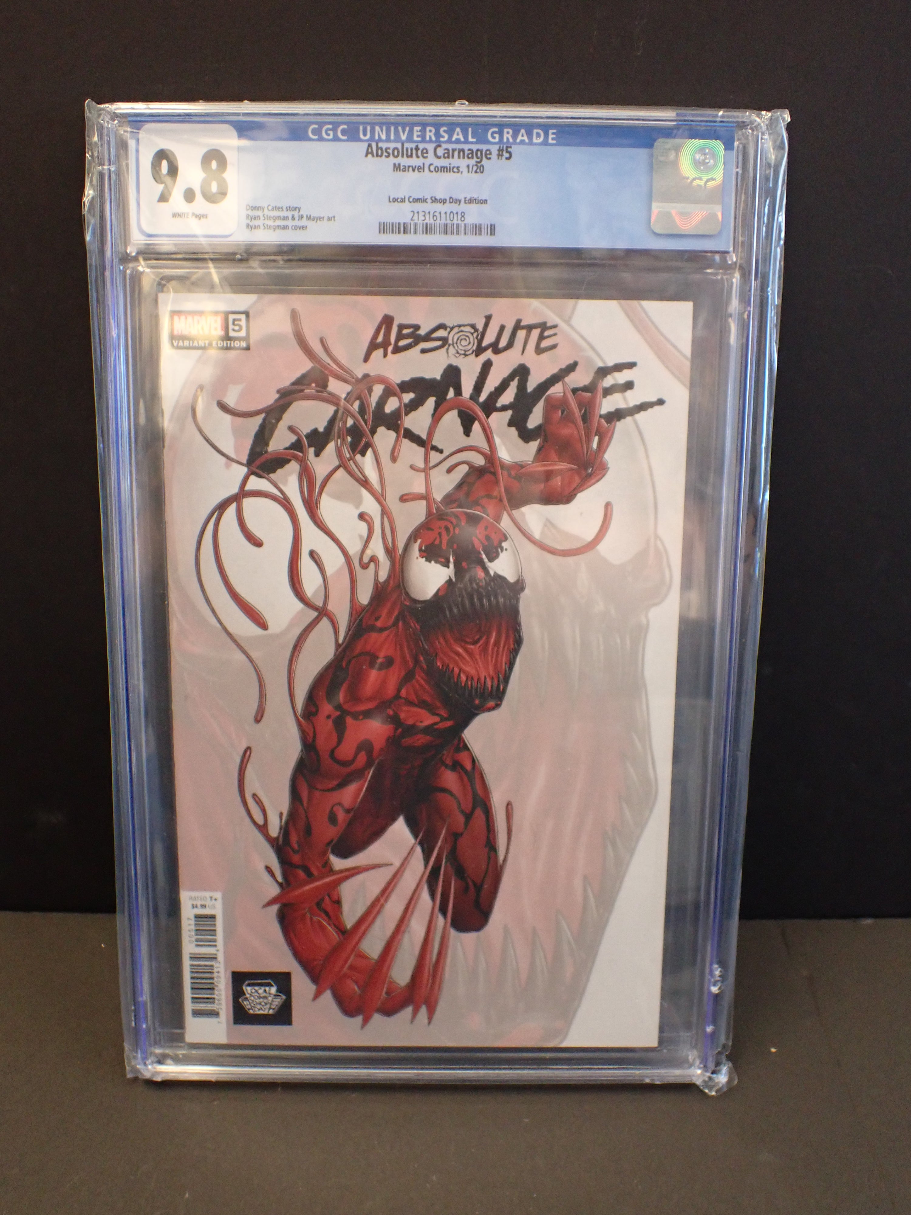 Absolute Carnage #5 Local Comic Shop Day Edition (2020) | CGC Graded 9.8