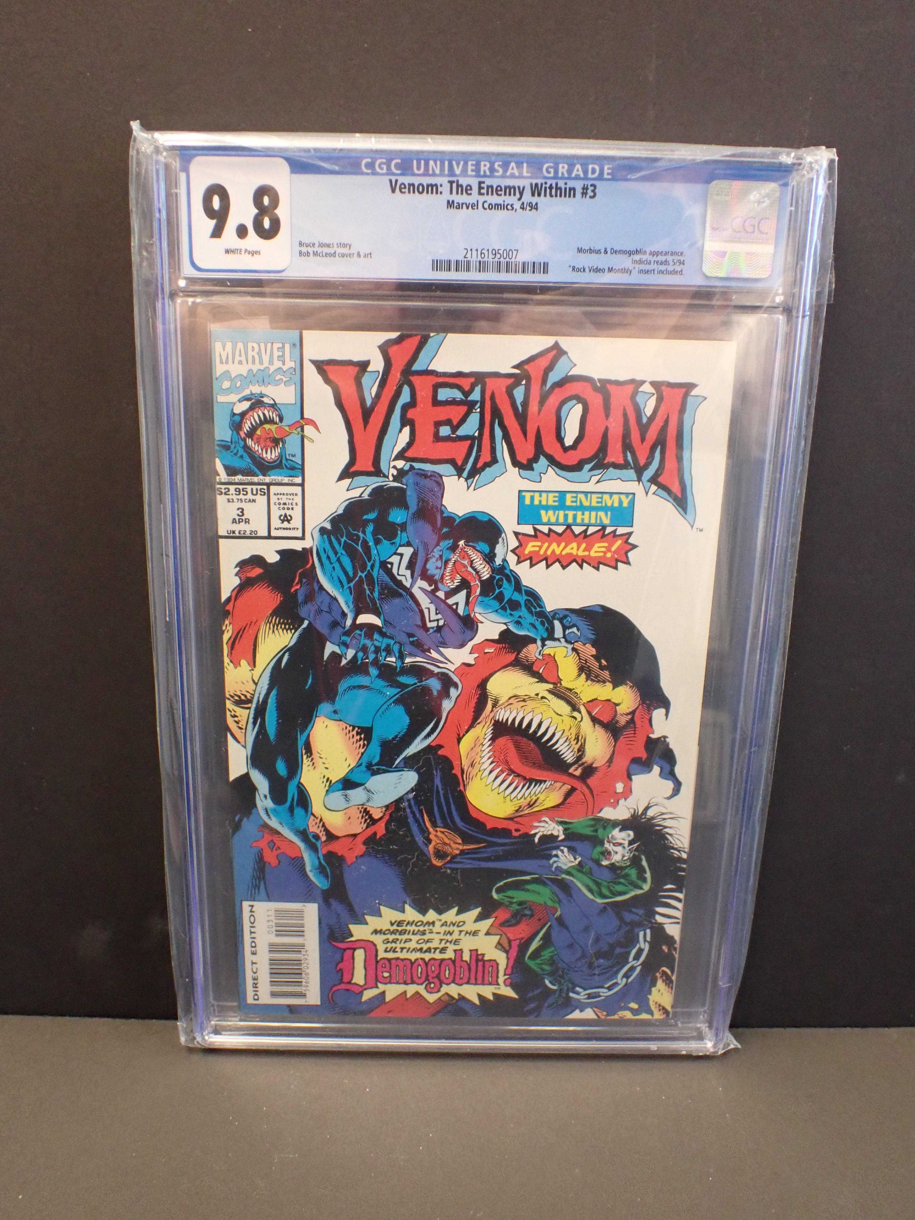 Venom: The Enemy Within #3 (1994) | CGC Graded 9.8