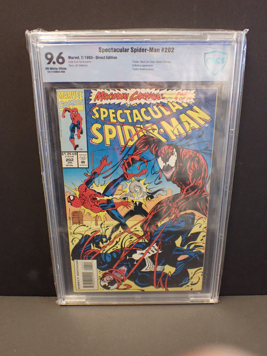 Spectacular Spider-Man #202 | CBCS Graded 9.6