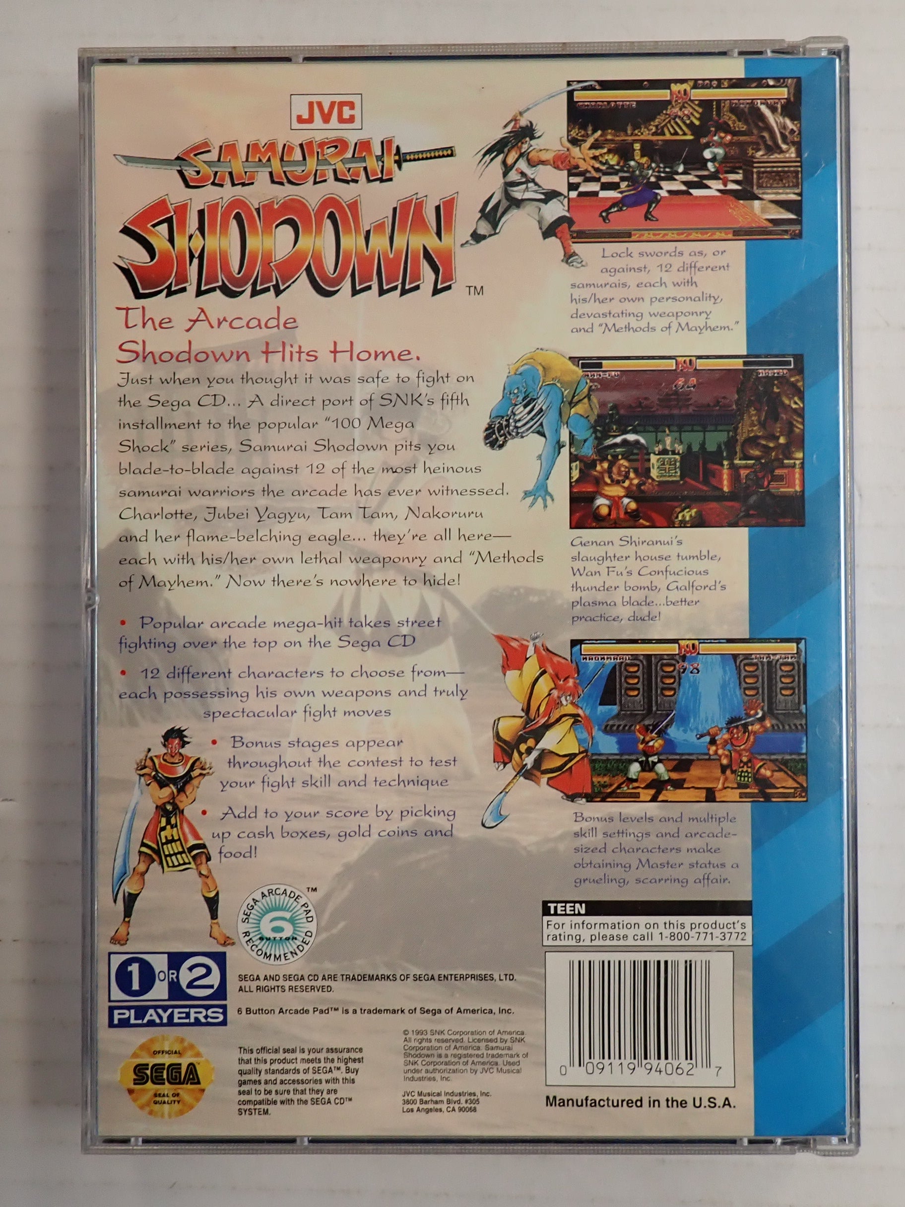 Samurai Shodown - Sega CD