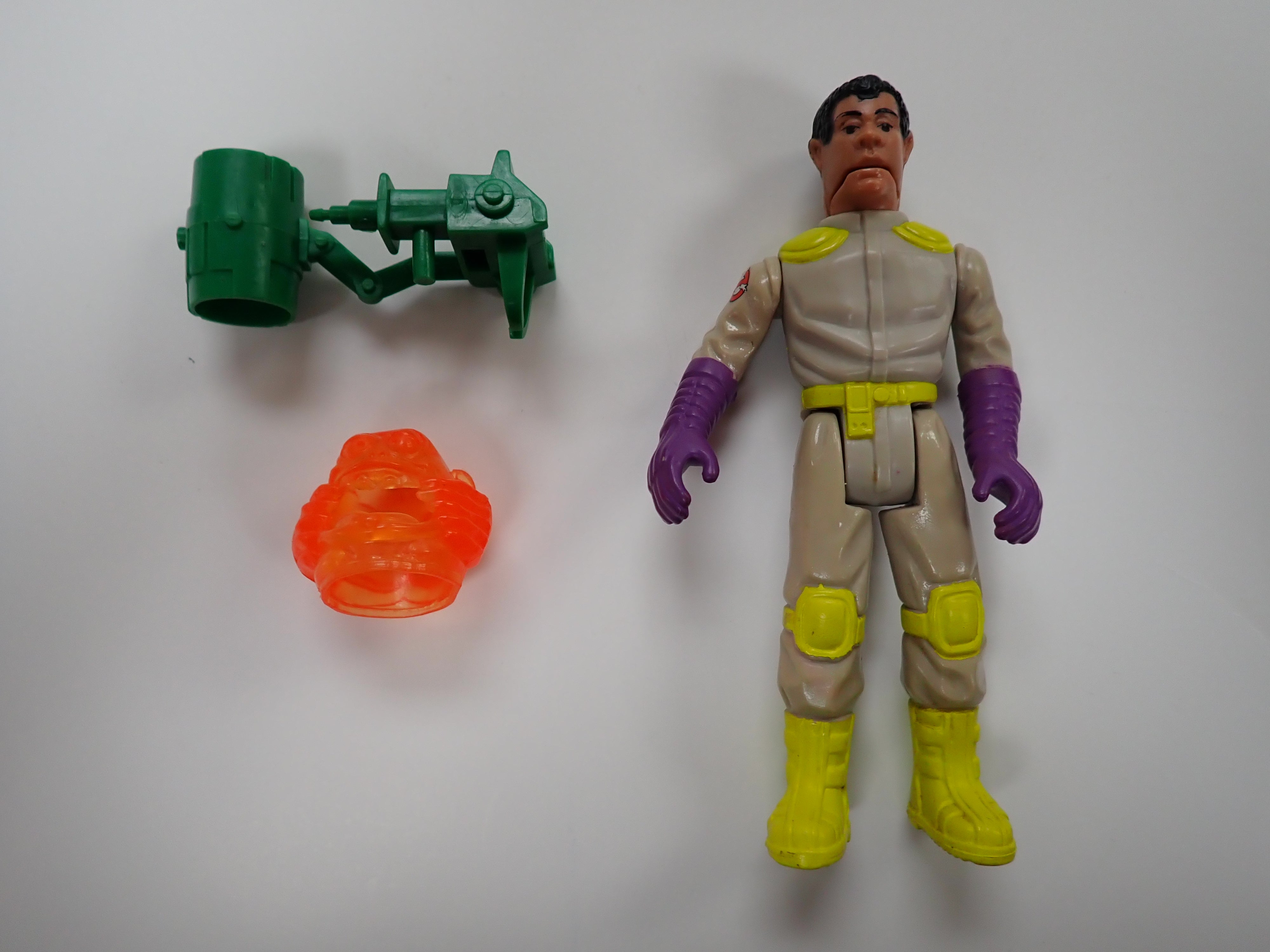 Winston Zeddmore with Fright Features 1986 Real Ghostbusters