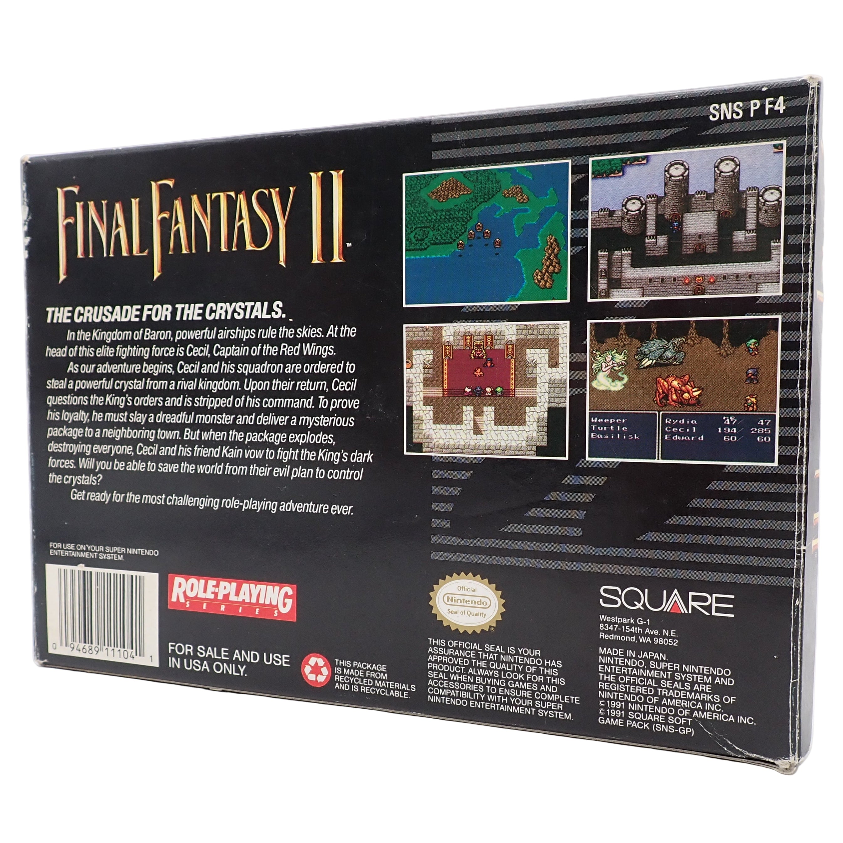 Final Fantasy II - SNES