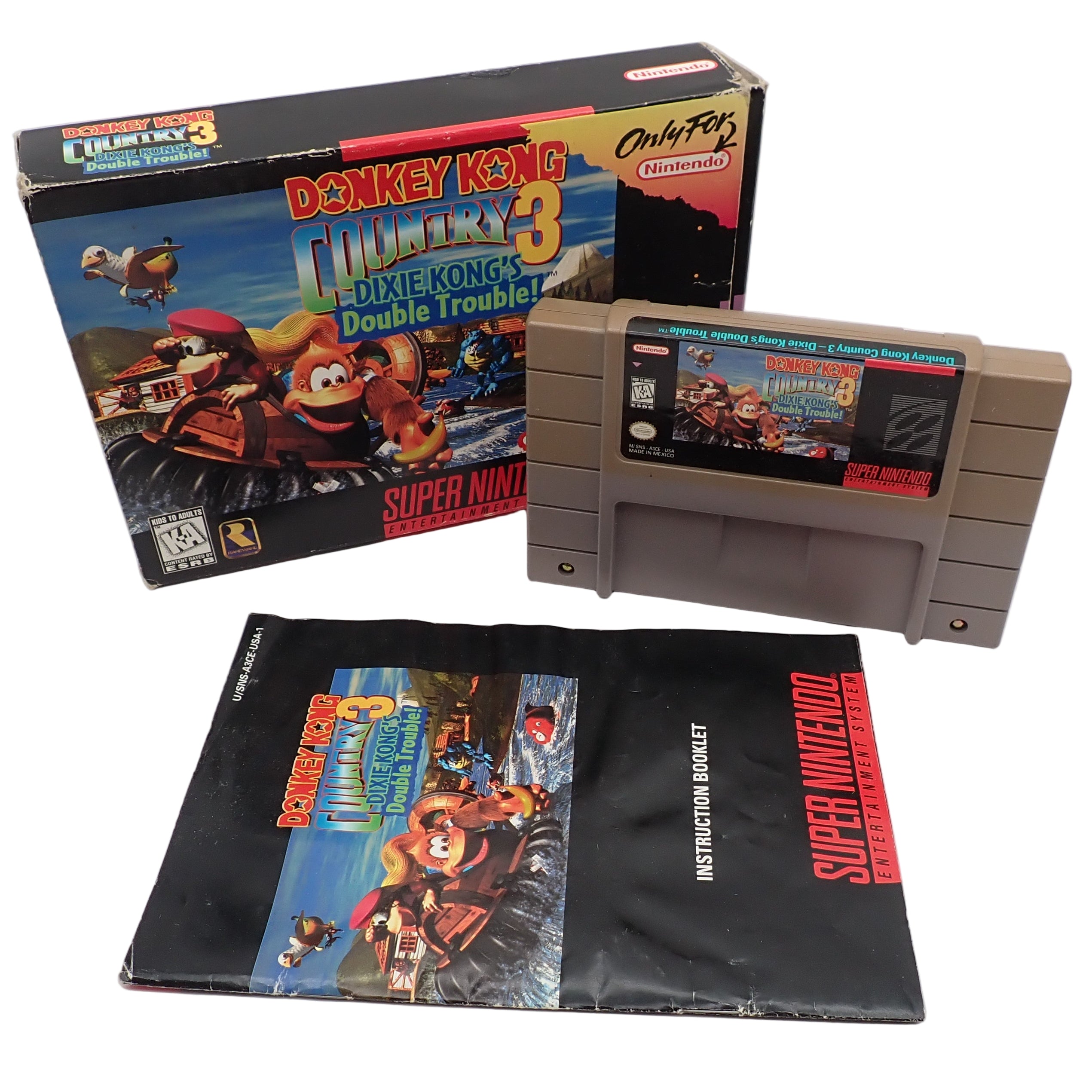 Donkey Kong Country 3: Dixie Kong's Double Trouble! - SNES