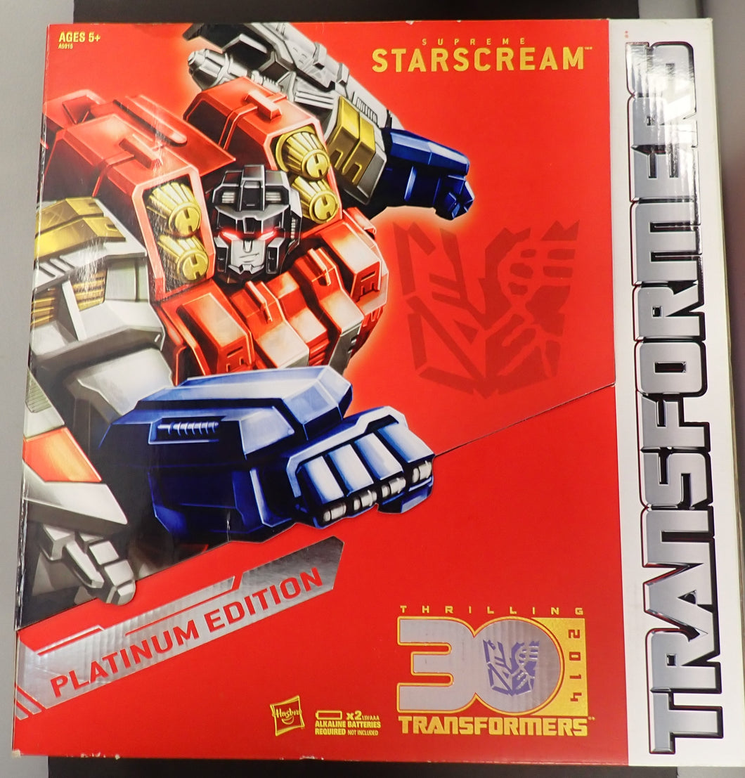 Supreme Starscream platinum edition