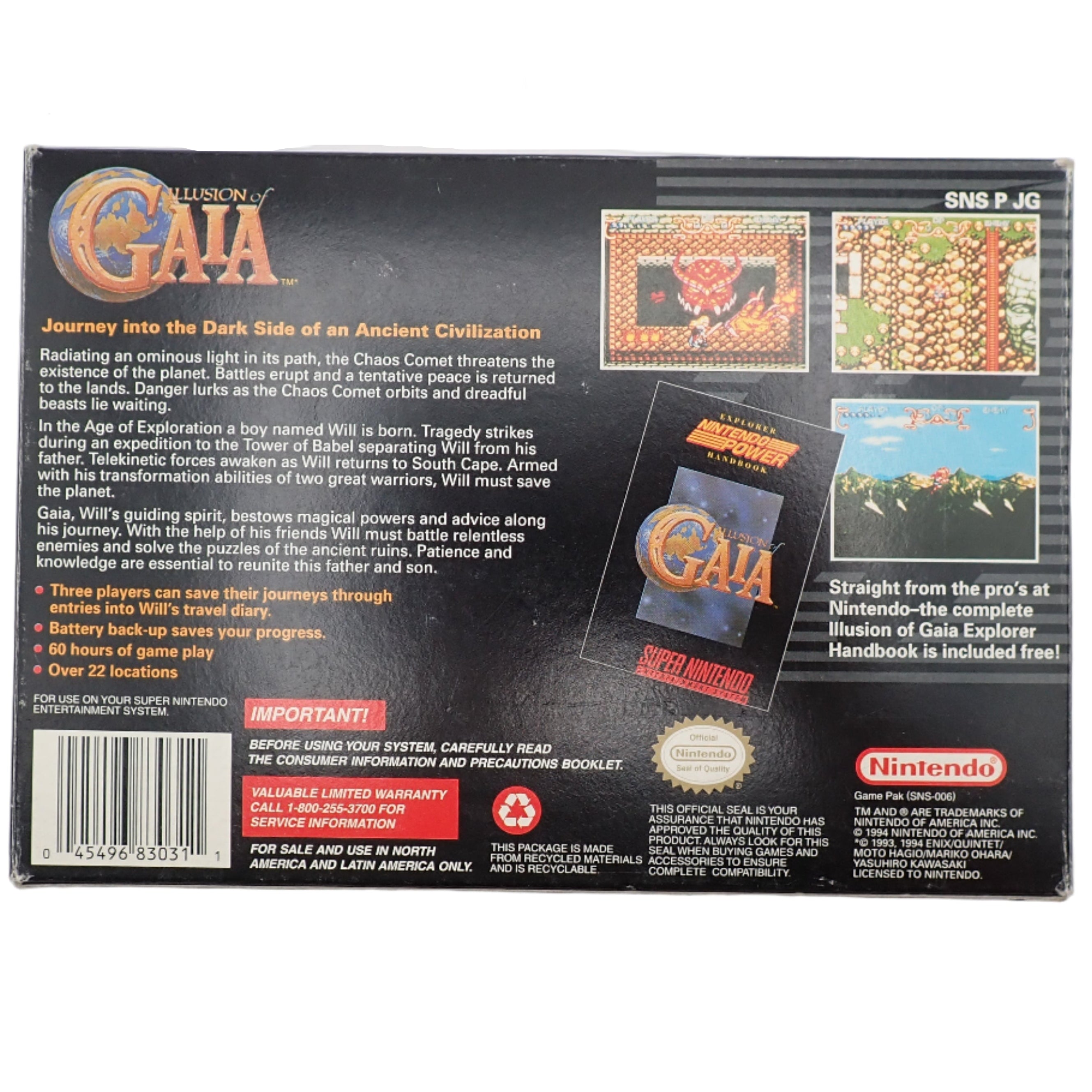 Illusion of Gaia - SNES