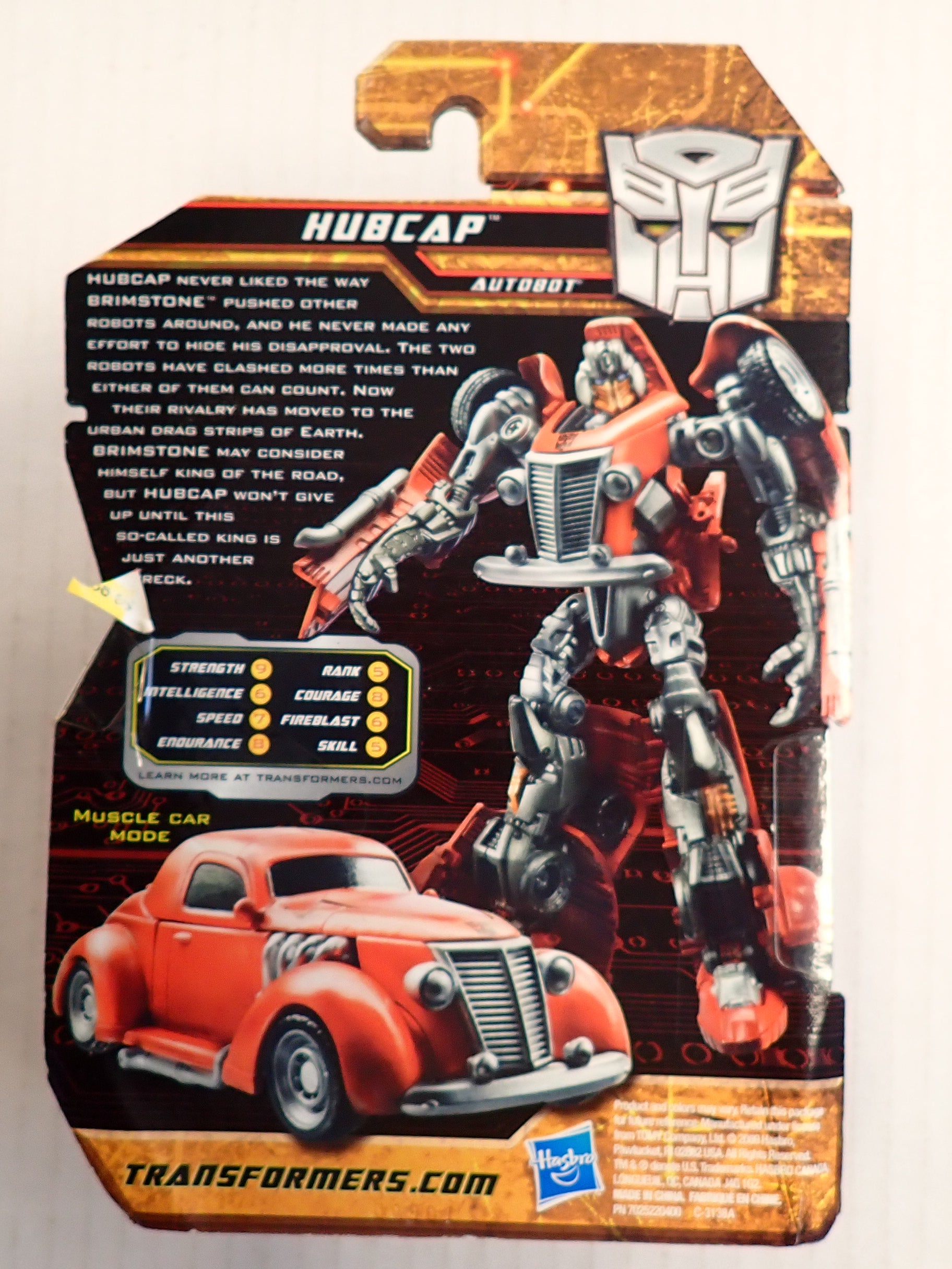 Hubcap Scout Class Hunt for the Decepticons - Hasbro [Pre-Owned]