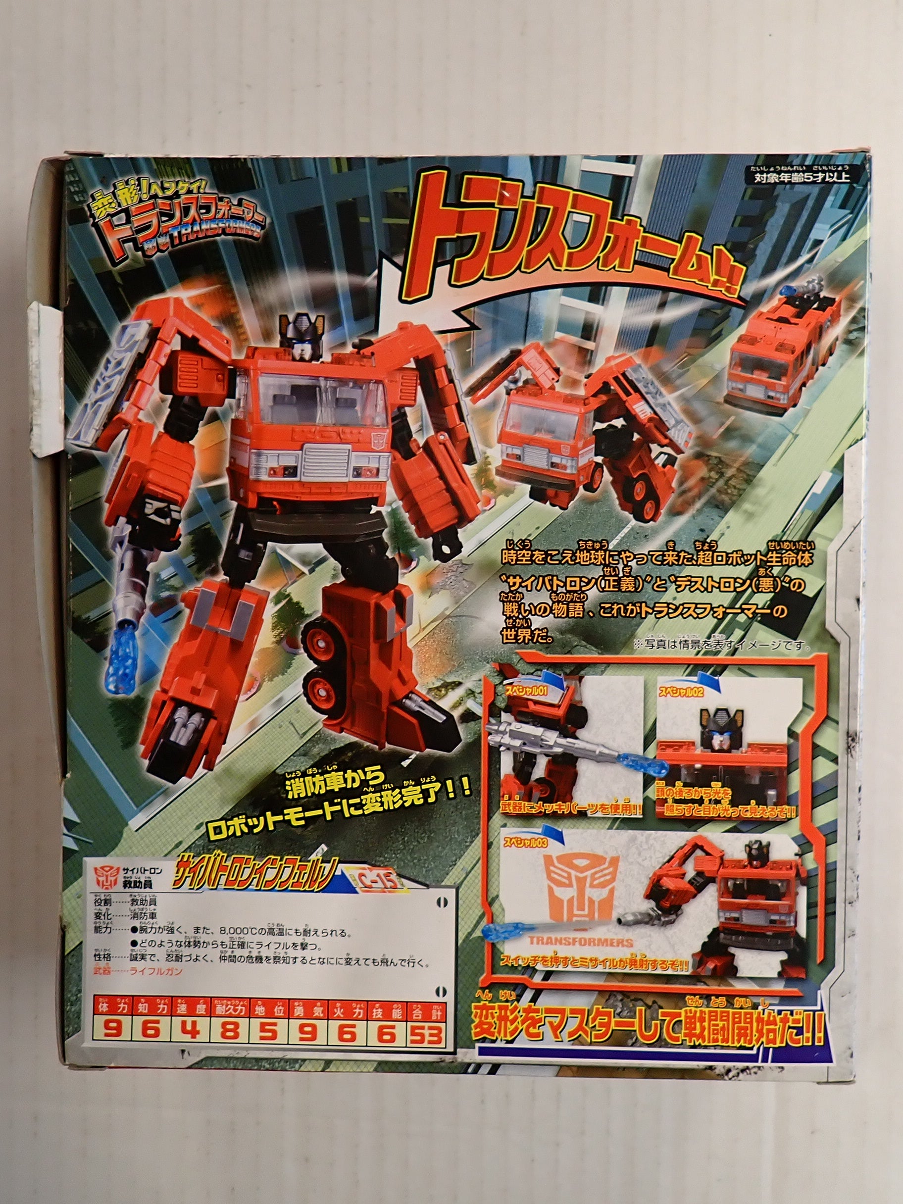 Henkei C-15 Cybertron Inferno Optimus Prime - Takara Tomy [Pre-Owned]