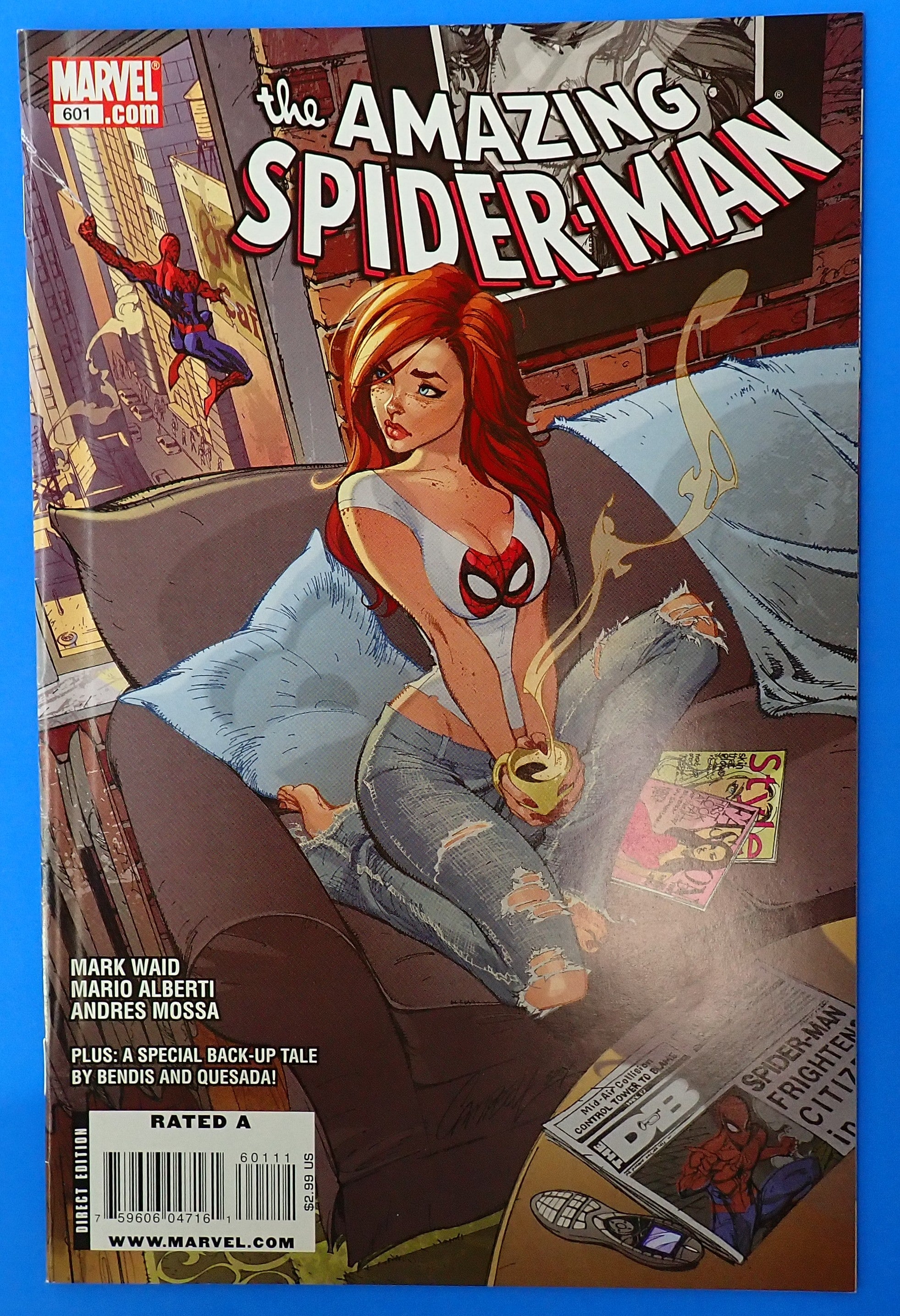 Amazing Spider-Man #601 (2009) - FN/VF- (7.0-7.5) - Controversial JSC Cover