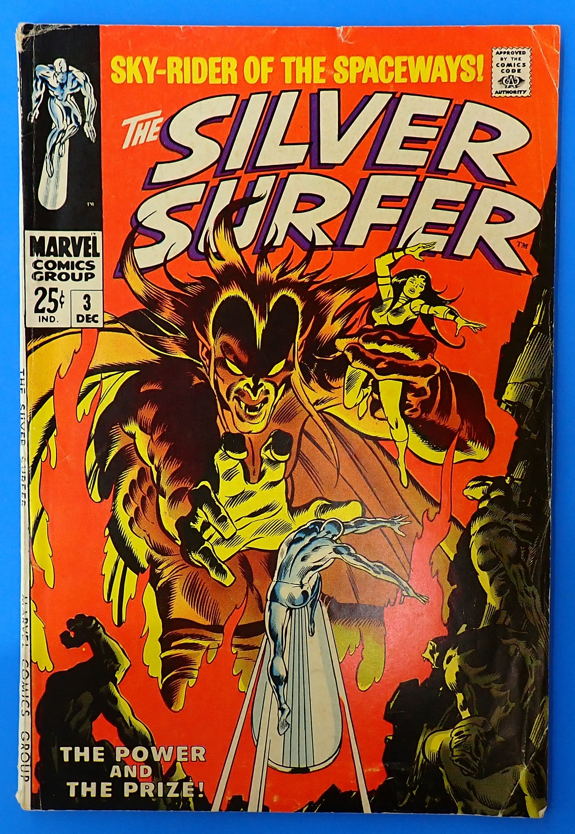 Silver Surfer #3 (1968) - VG- (3.5) - 1st App. Mephisto