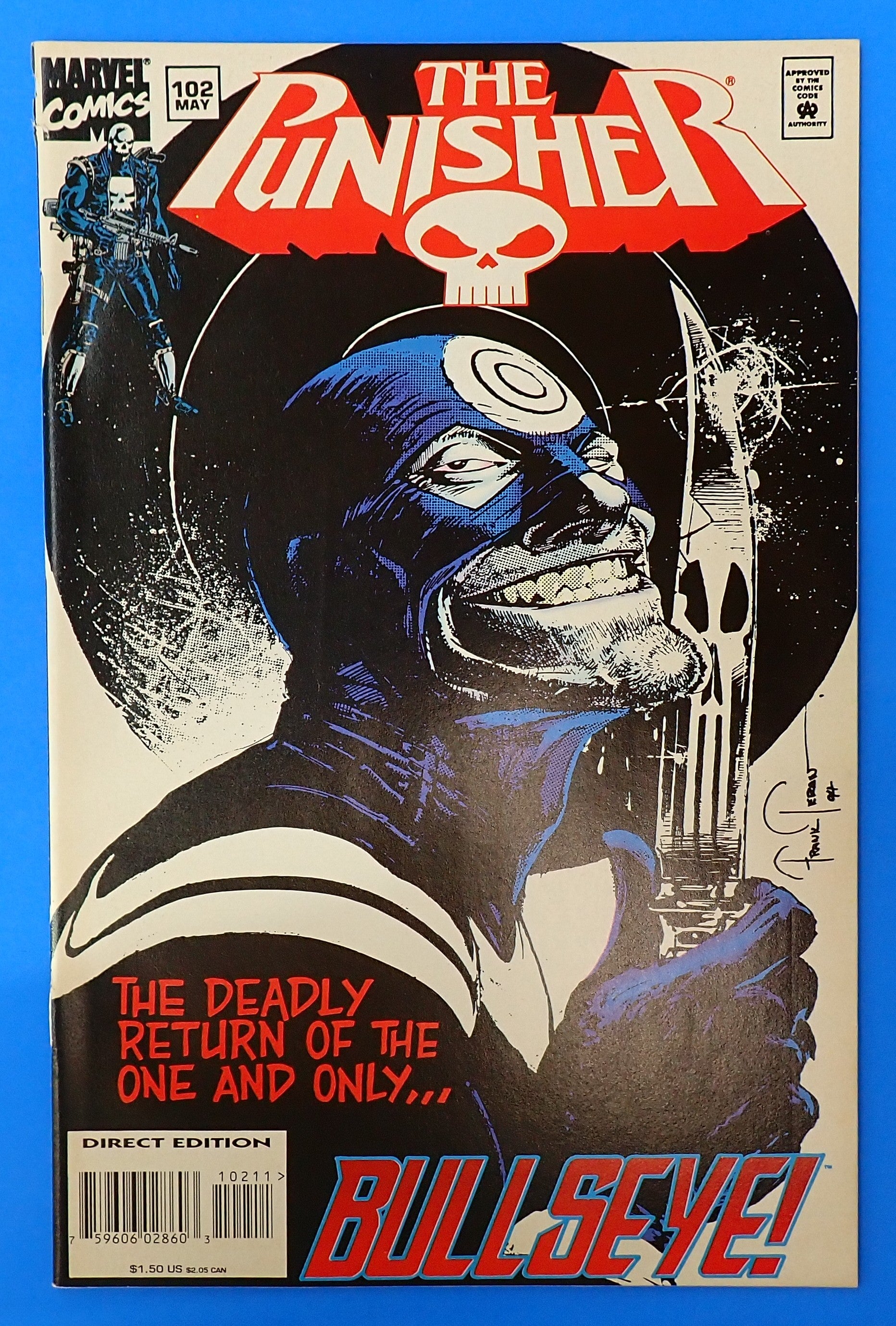 Punisher #102 (1995) - VF/NM (9.0) - Frank Teran Bullseye Cover