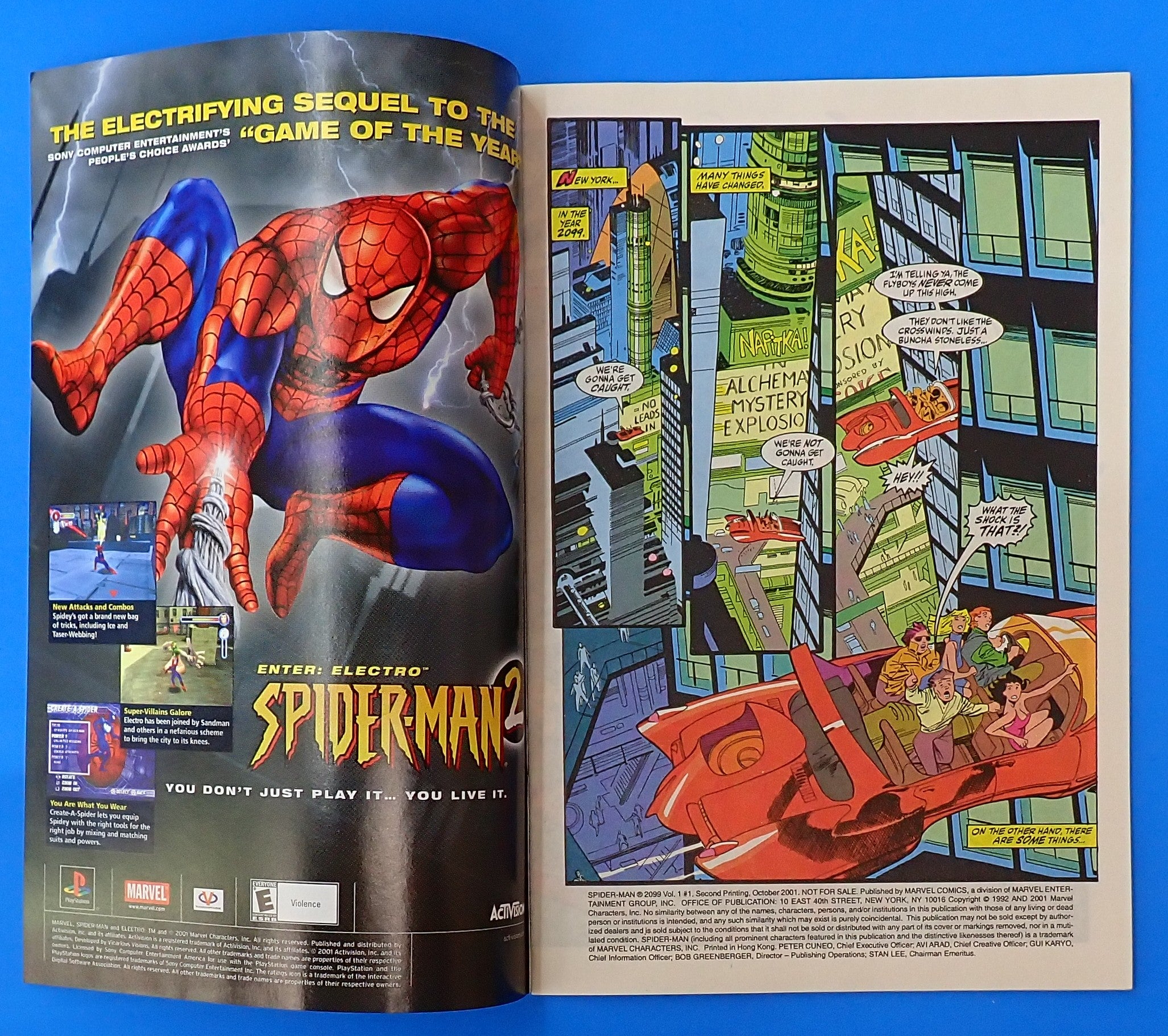 Spider-Man 2099 #1 (2001) - VF/VF- (7.5-8.0) - 2nd Printing Variant