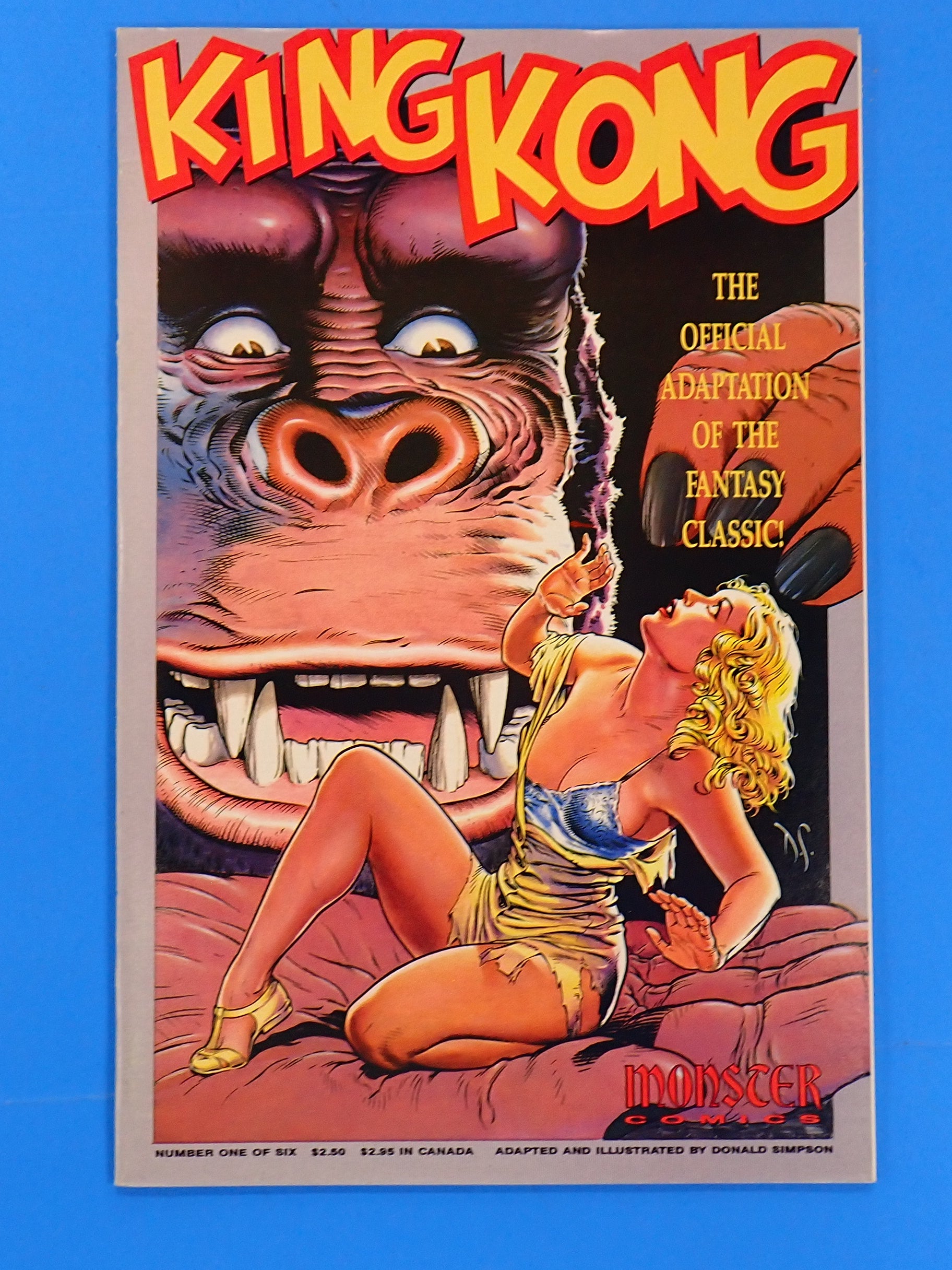 King Kong #1 (1990) - NM- 9.2 - Dave Stevens