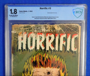 Horrific #3 (1953) - CBCS 1.8 - Classic Don Heck Horror Cover