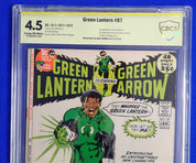 Green Lantern #87 (1971) - CBCS 4.5 - SIGNED by Neal Adams - 1st John Stewart