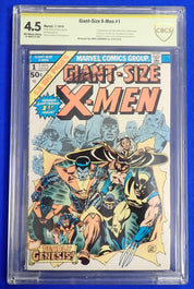 Giant Size X-Men #1 (1975) - CBCS 4.5 - SIGNED by Chris Claremont - 1st appearance New X-Men