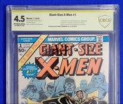 Giant Size X-Men #1 (1975) - CBCS 4.5 - SIGNED by Chris Claremont - 1st appearance New X-Men