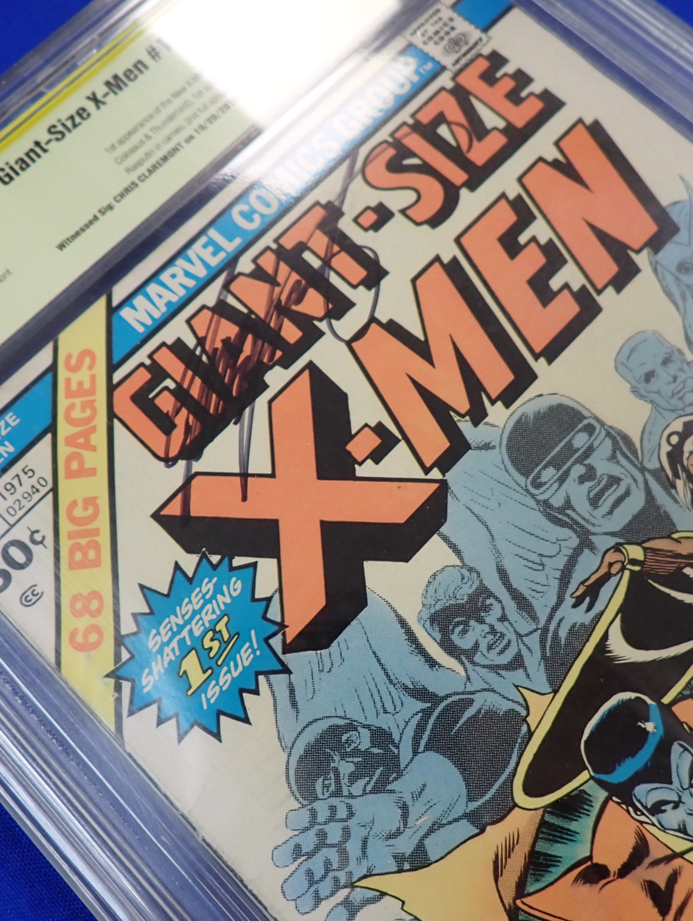 Giant Size X-Men #1 (1975) - CBCS 4.5 - SIGNED by Chris Claremont - 1st appearance New X-Men