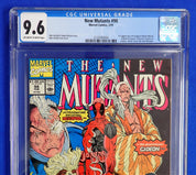 New Mutants #98 (1991) - CGC 9.6 - 1st appearance Deadpool