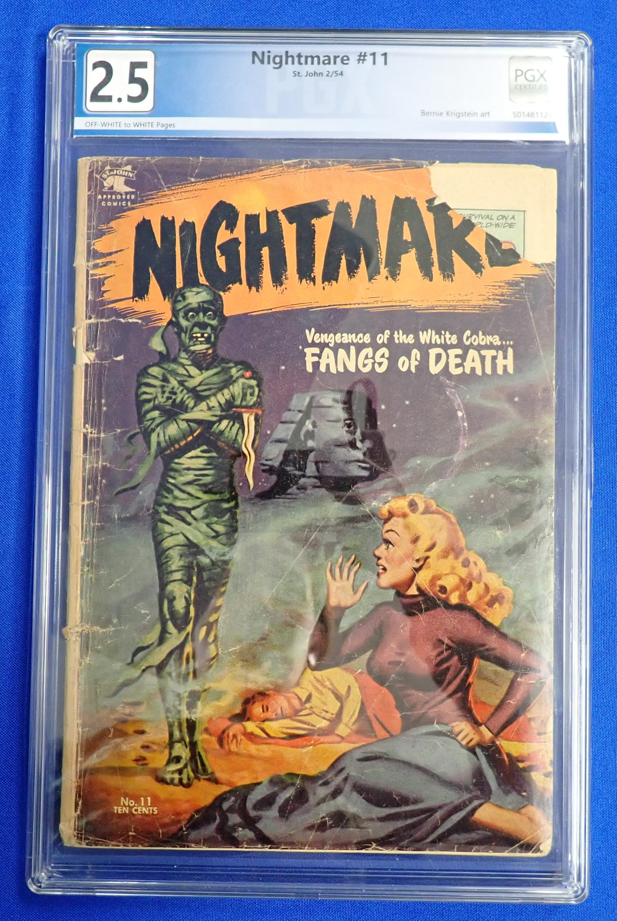 Nightmare #11 (1954) - St. John Comics - PGX 2.5