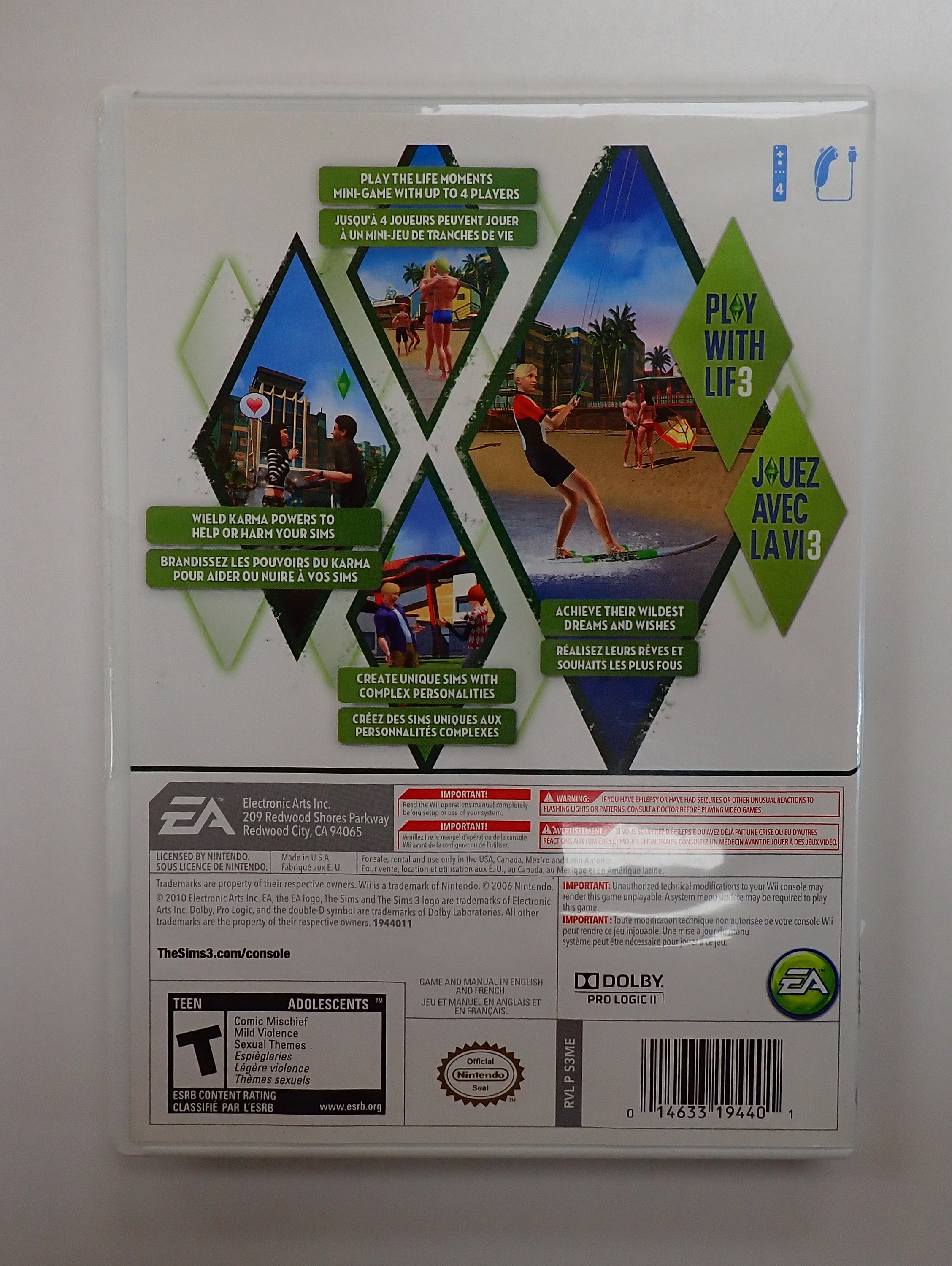 The Sims 3 - Wii [Pre-Owned]