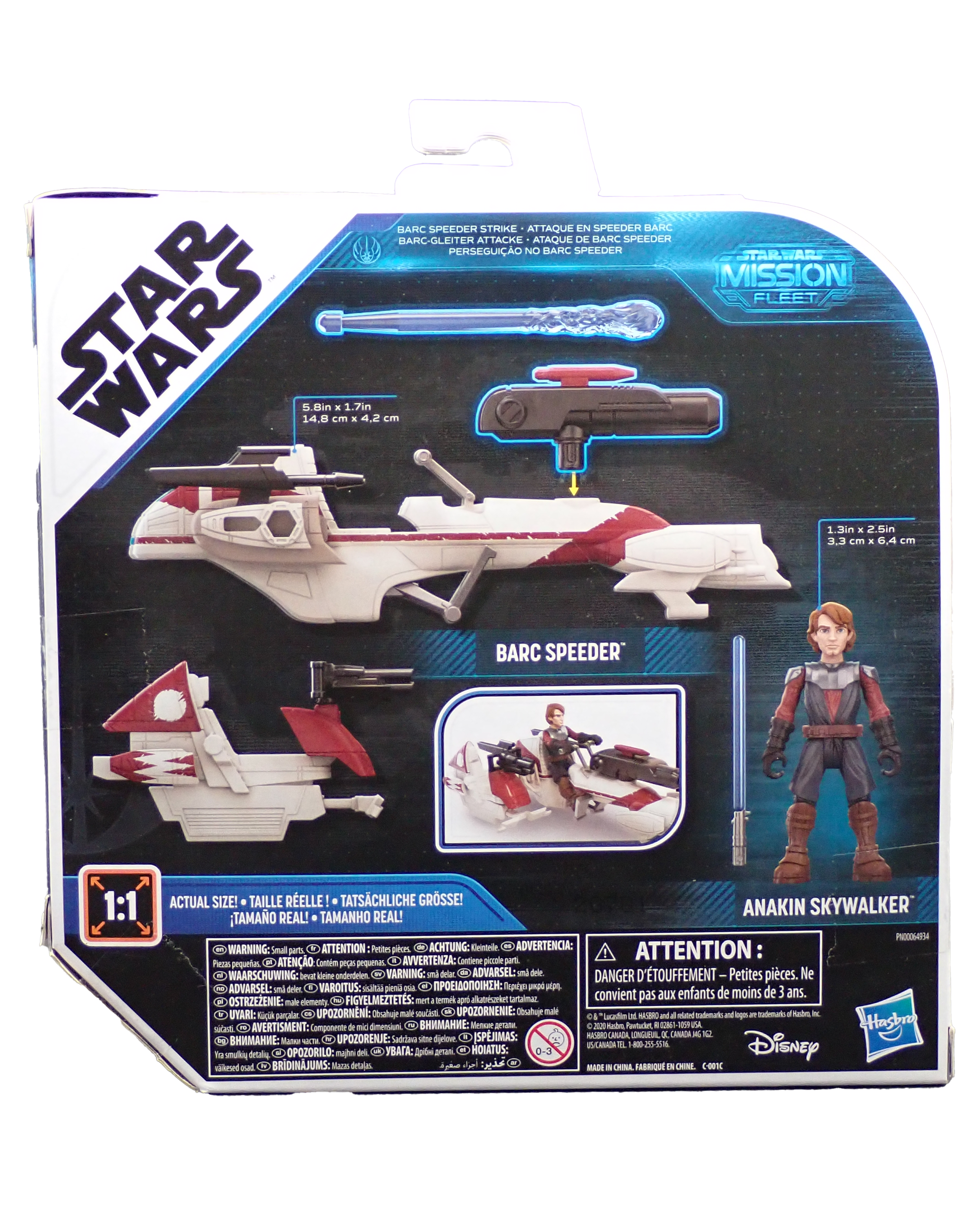 Barc Speeder & Anakin Skywalker (2020) - Star Wars Mission Fleet