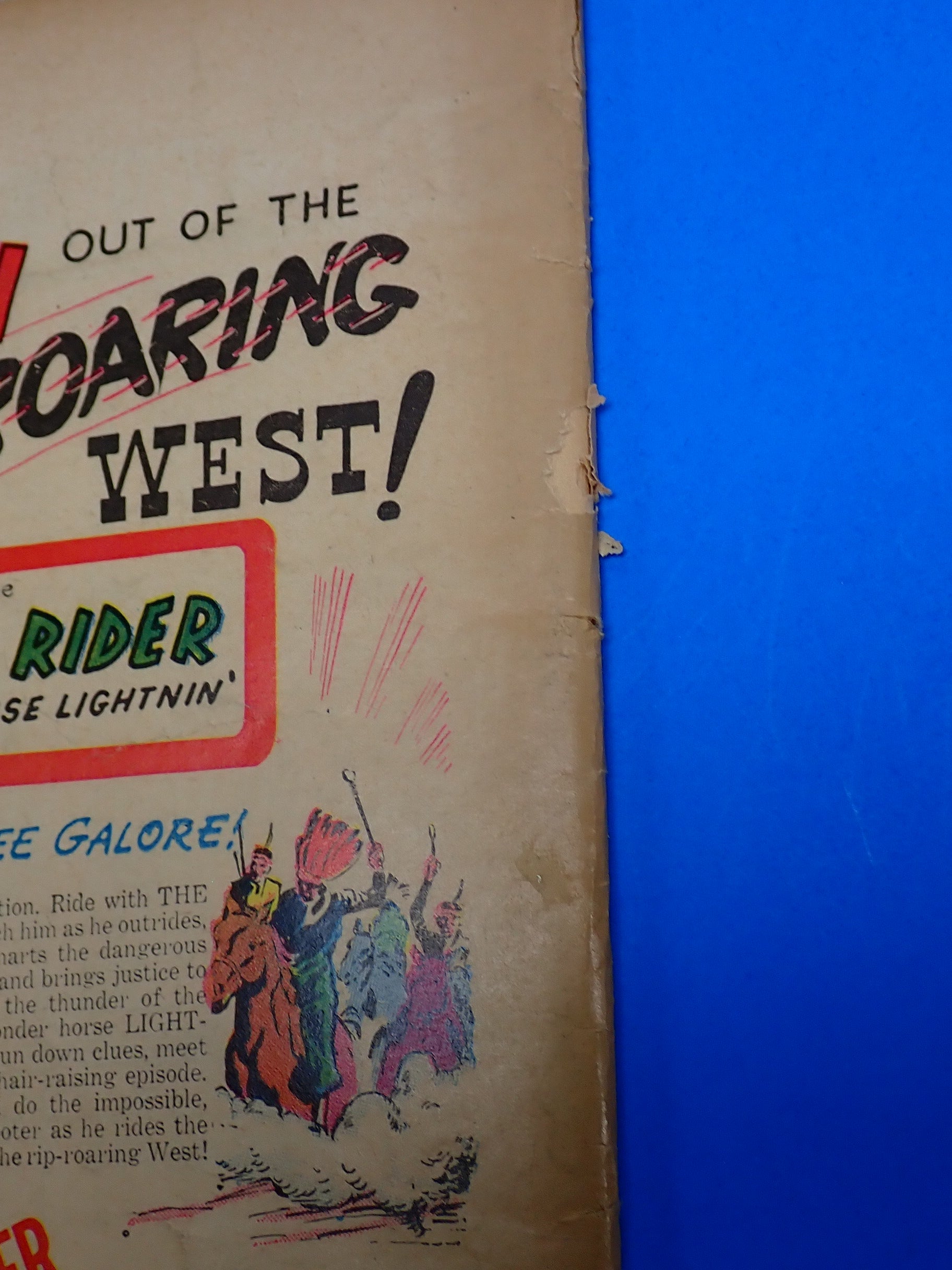 The Lone Rider #1 (1951) VG- 3.5