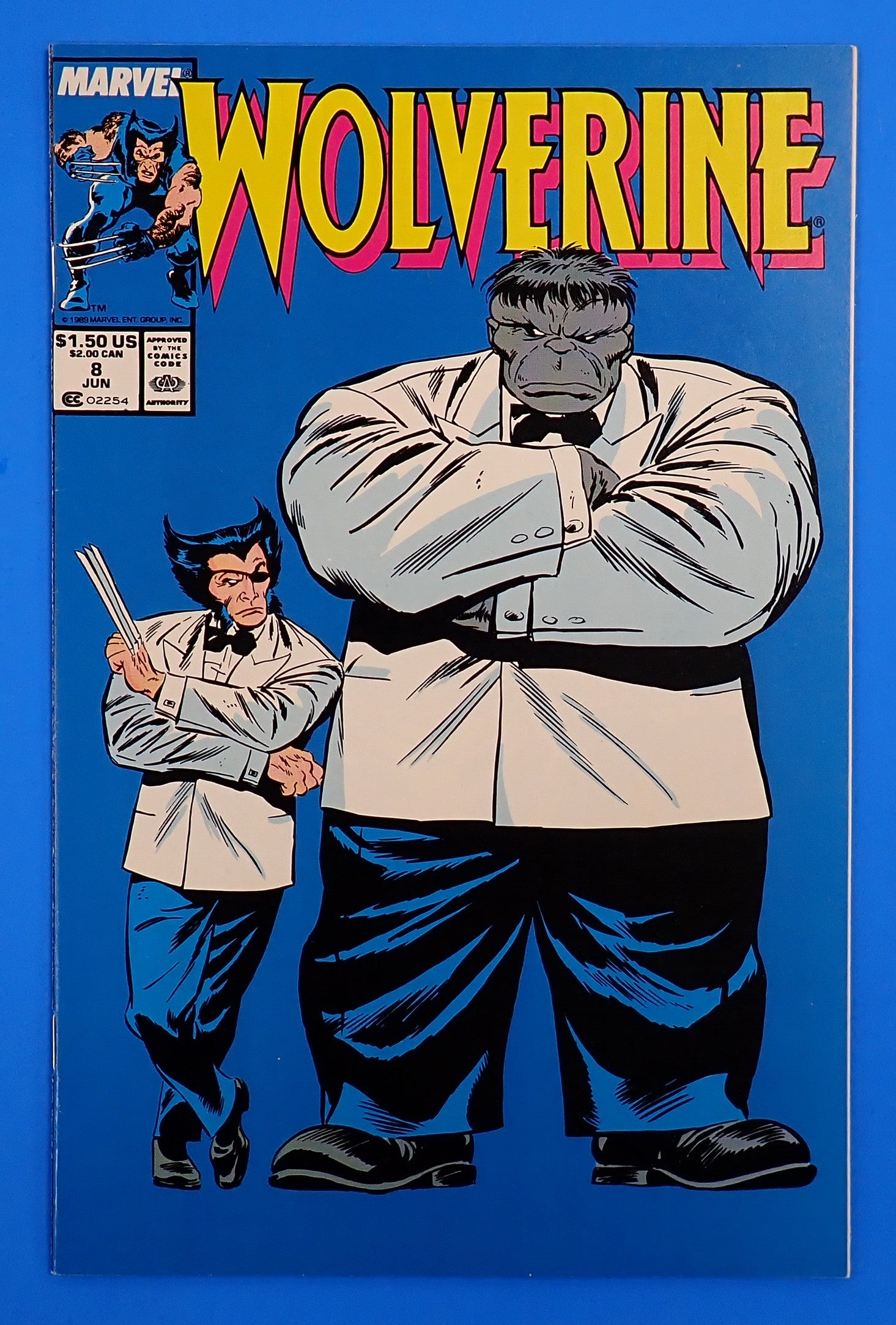 Wolverine #8 (1989) - VF/NM (9.0) - Iconic John Buscema Cover