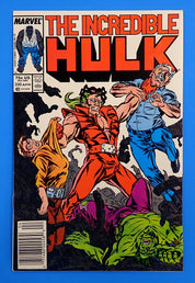 Incredible Hulk #330 (1987) - VF+/NM (8.5-9.0) - 1st McFarlane Main Title Art