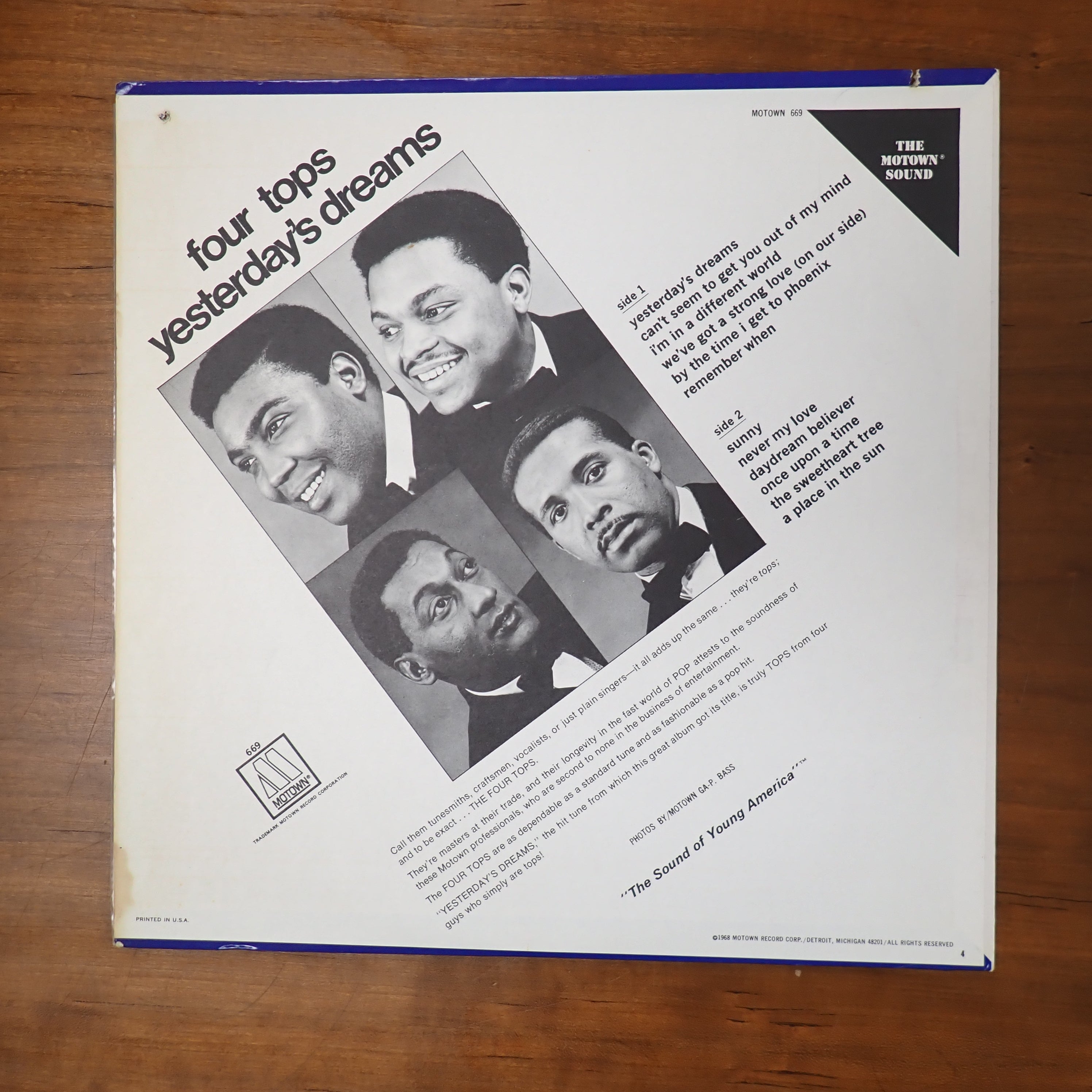 Four Tops - Yesterday's Dreams