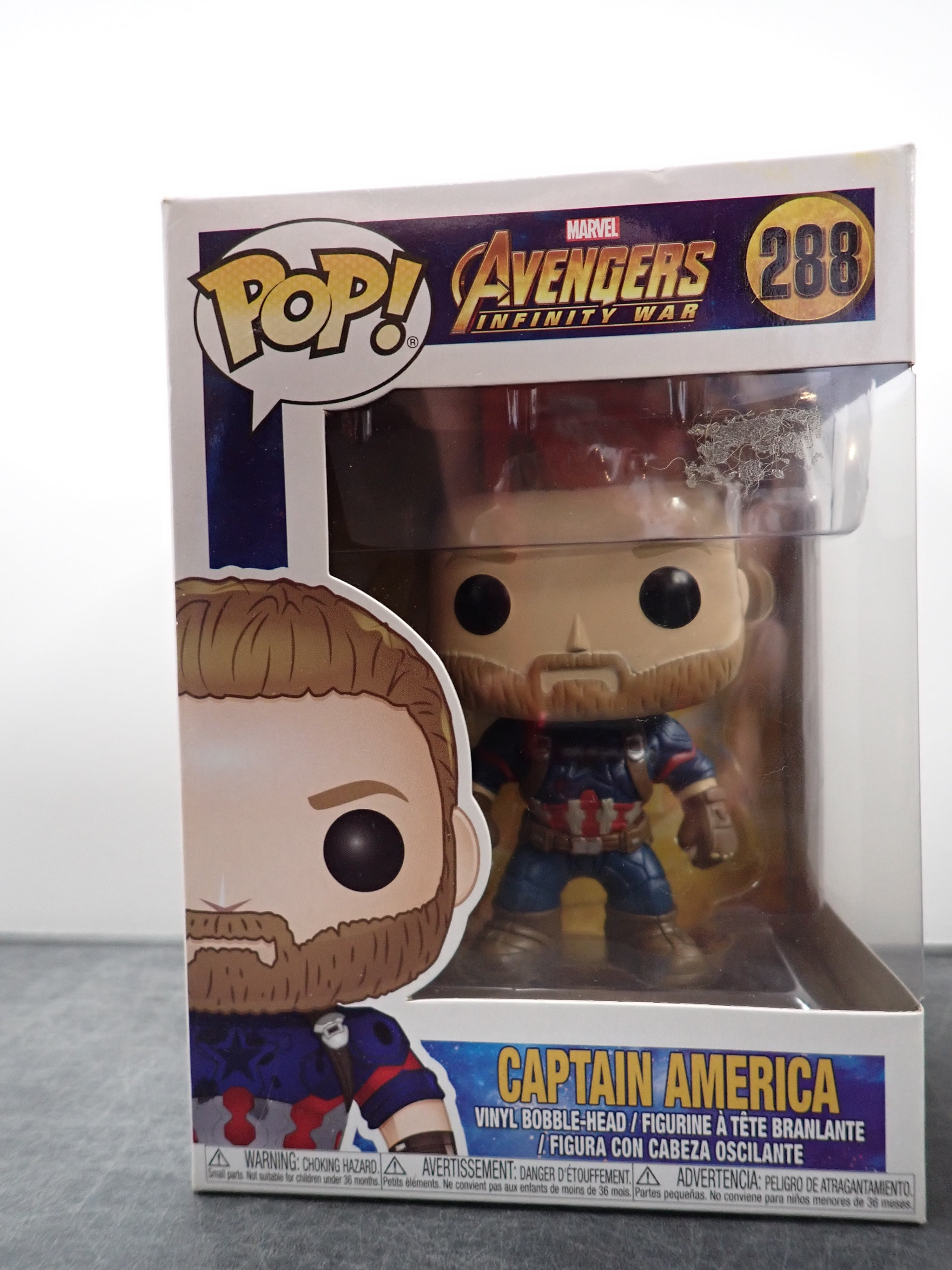 Captain America- POP! Bobble Head #288